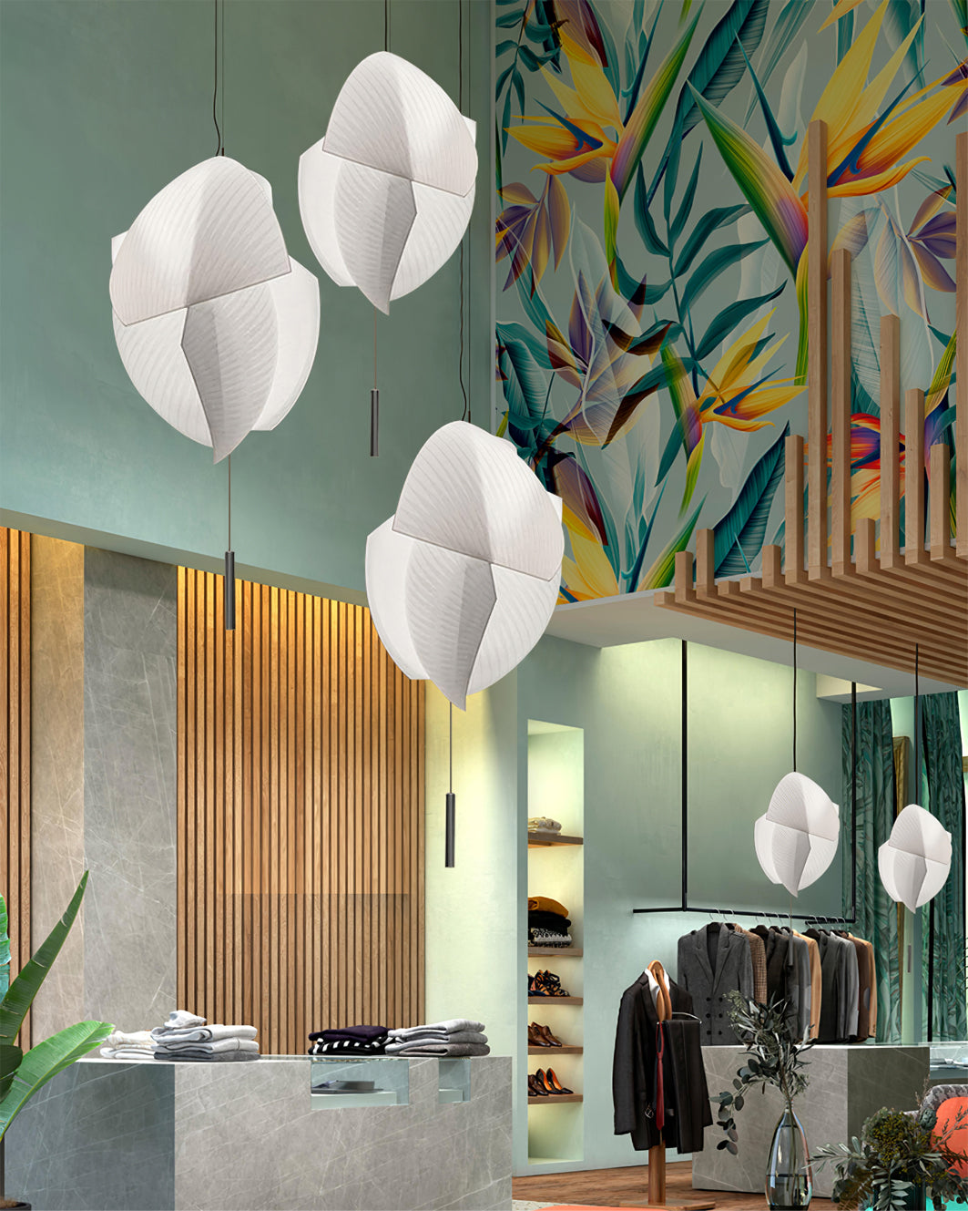 Voiles Pendant Lamp - Lumpaz
