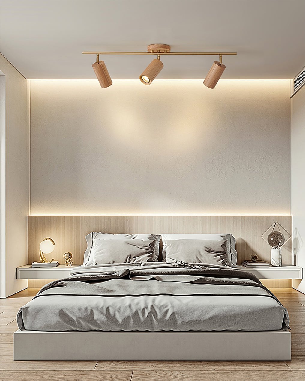 Shaker Wood Long Spotlight - Lumpaz