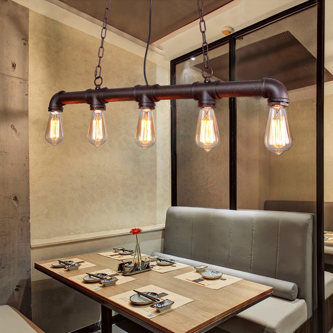 American Vintage Loft Chandelier - Lumpaz