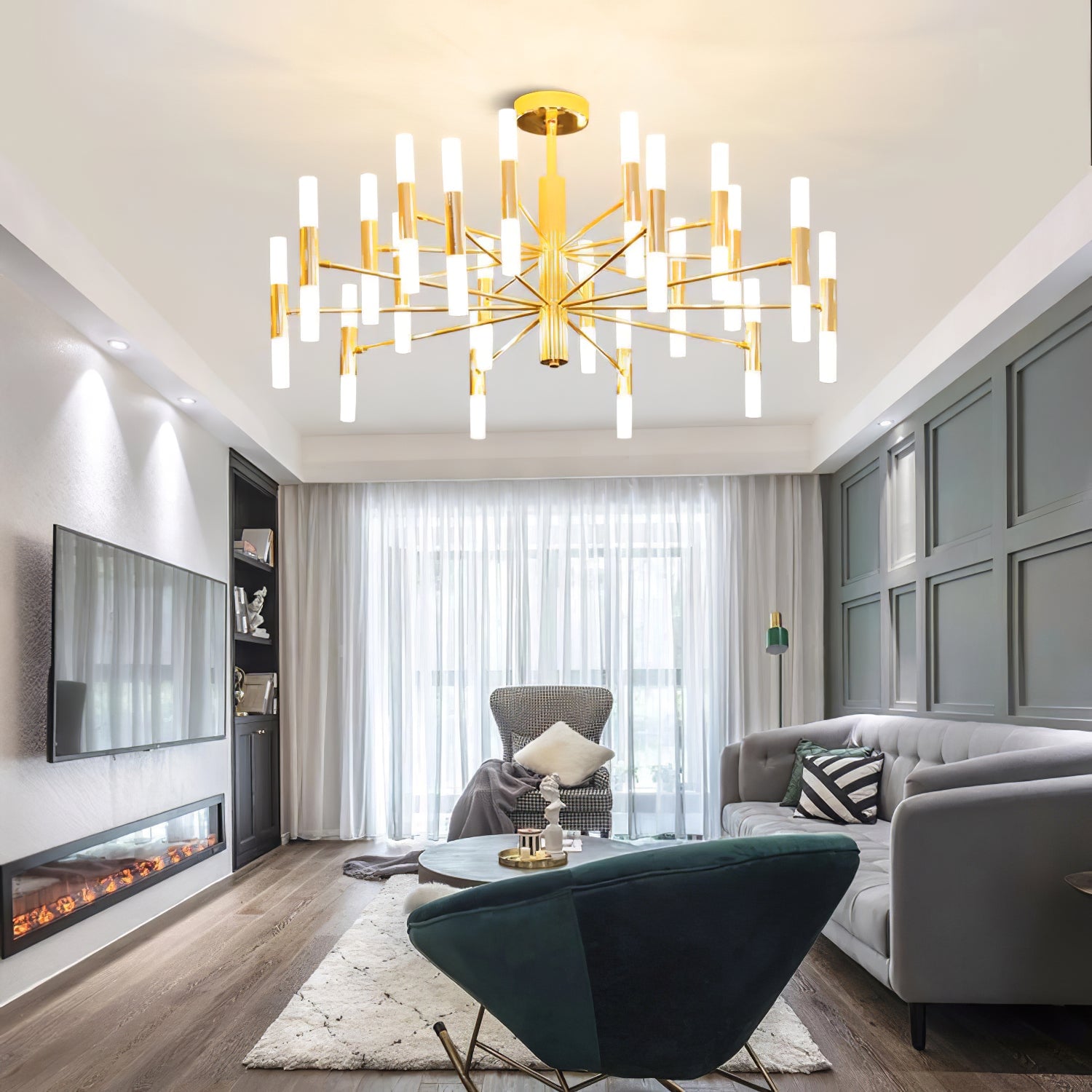 Tube Chandelier - Lumpaz