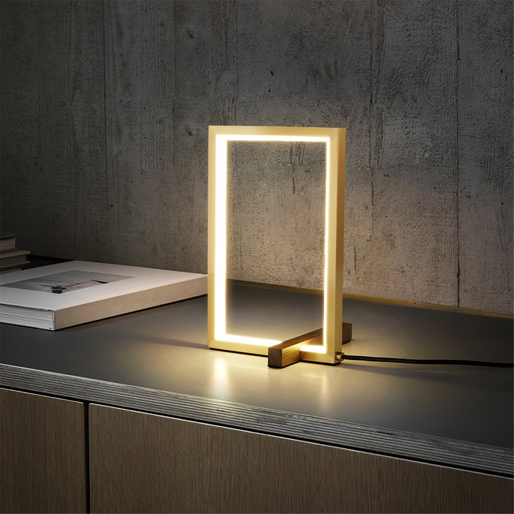 Mire Wood Table Lamp - Lumpaz