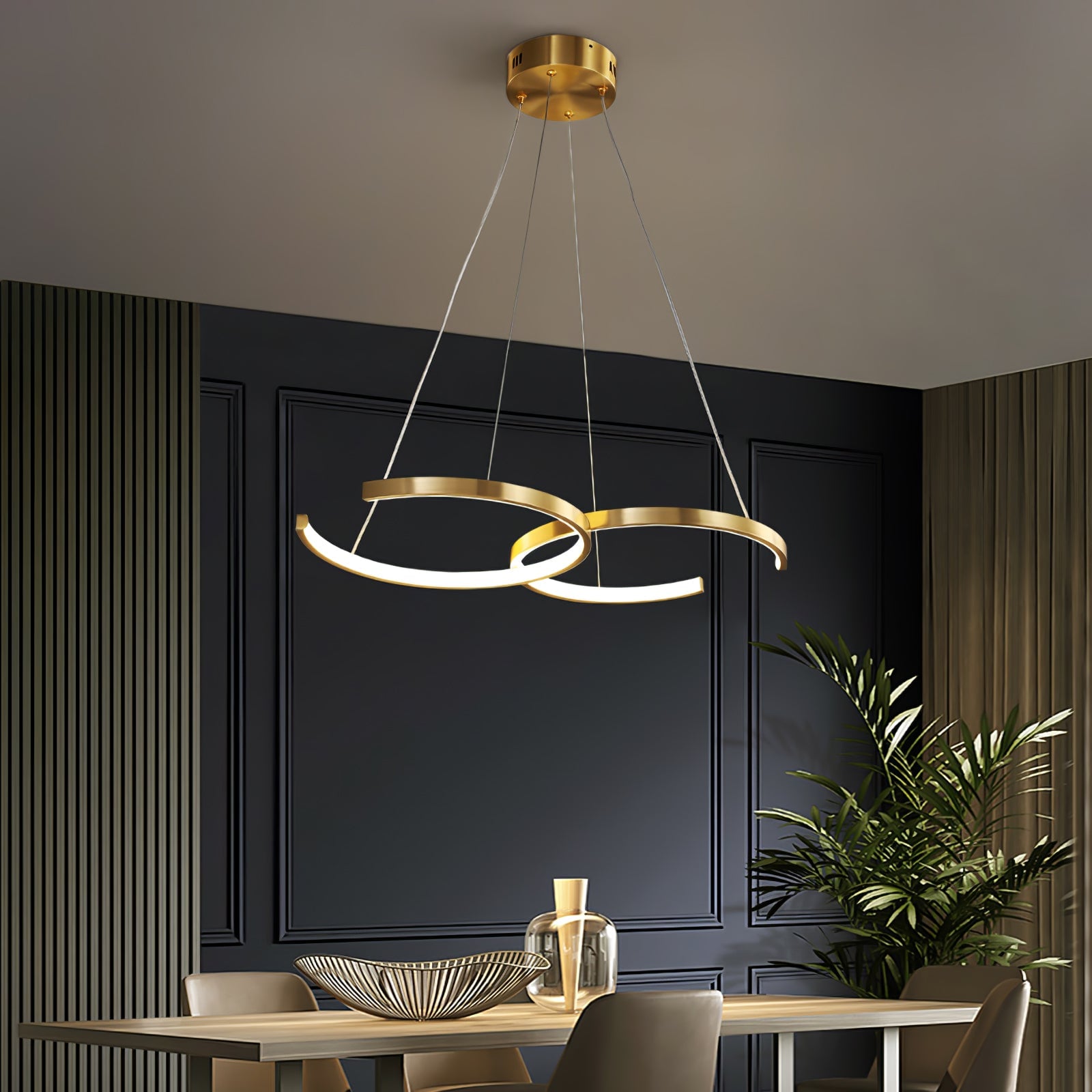 Double Rings Pendant Light - Lumpaz
