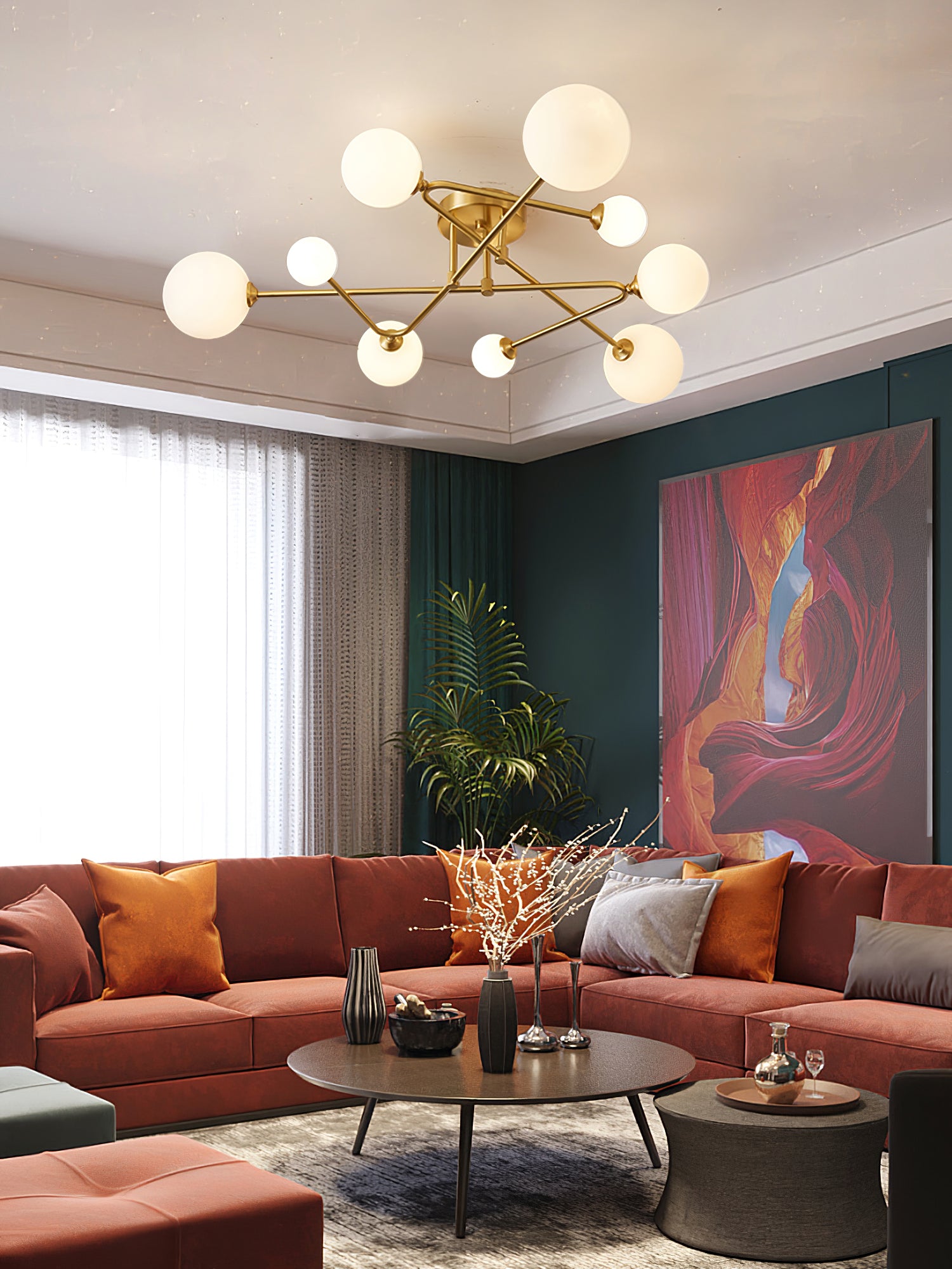 Sputnik Ceiling Lamp - Lumpaz