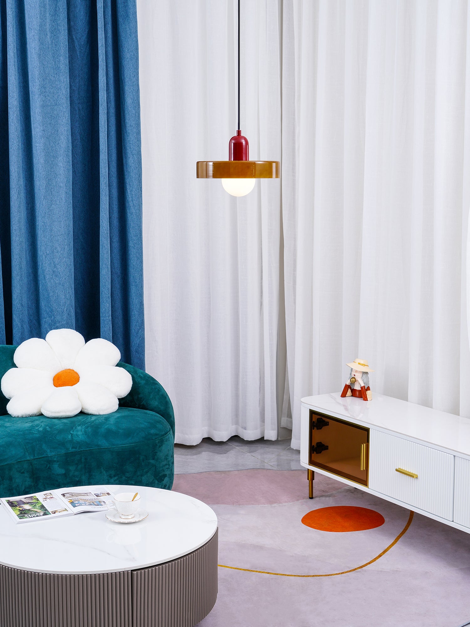 Disc Orb Pendant Lamp - Lumpaz