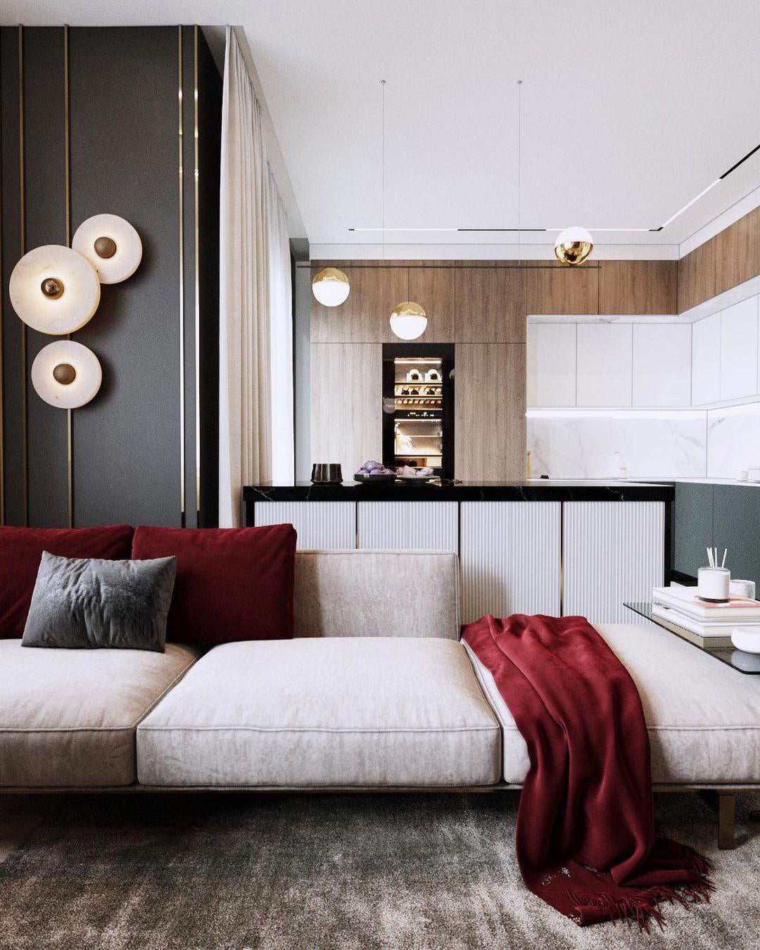 Round Alabaster Wall Lamp - Lumpaz