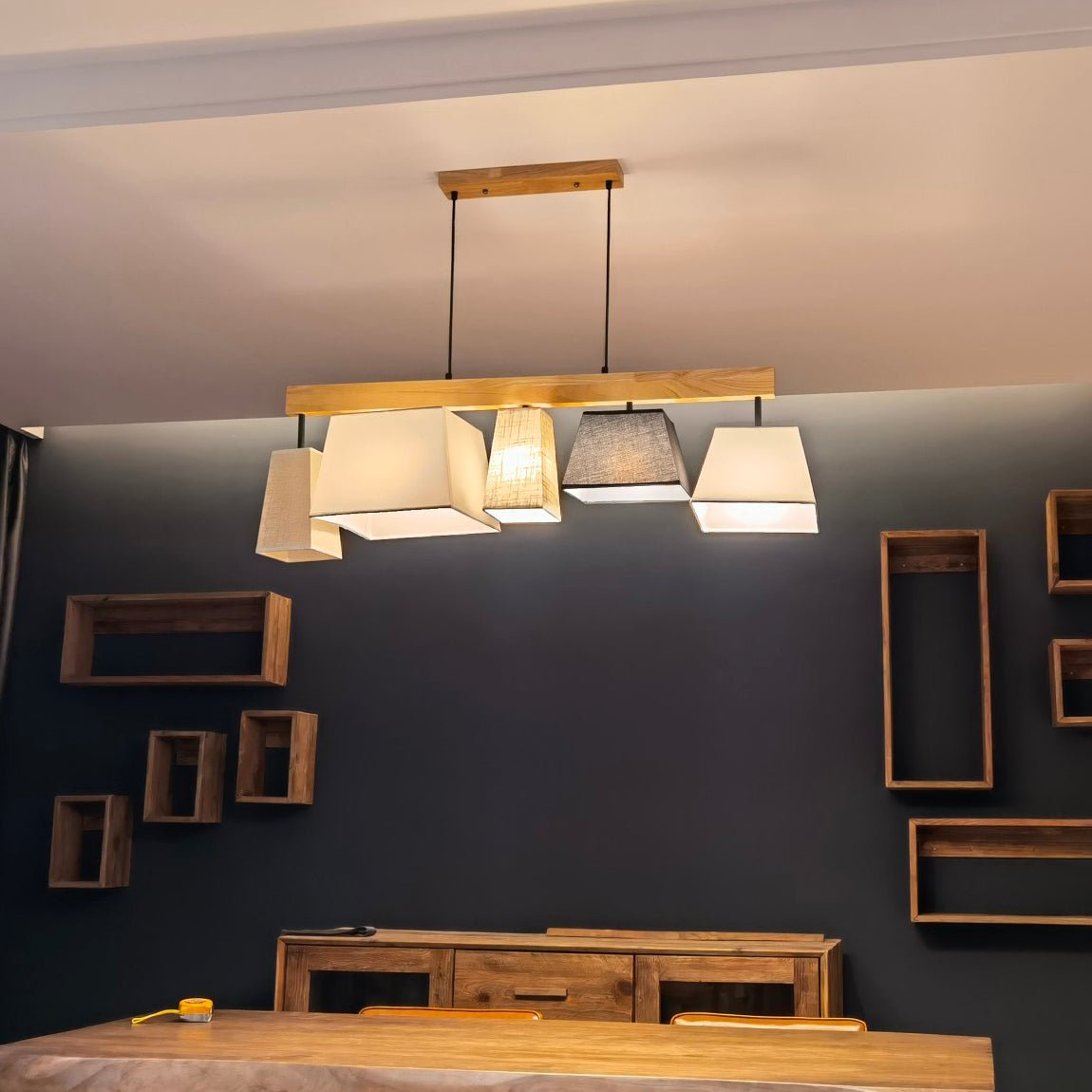 Lindby Wooden Chandelier - Lumpaz