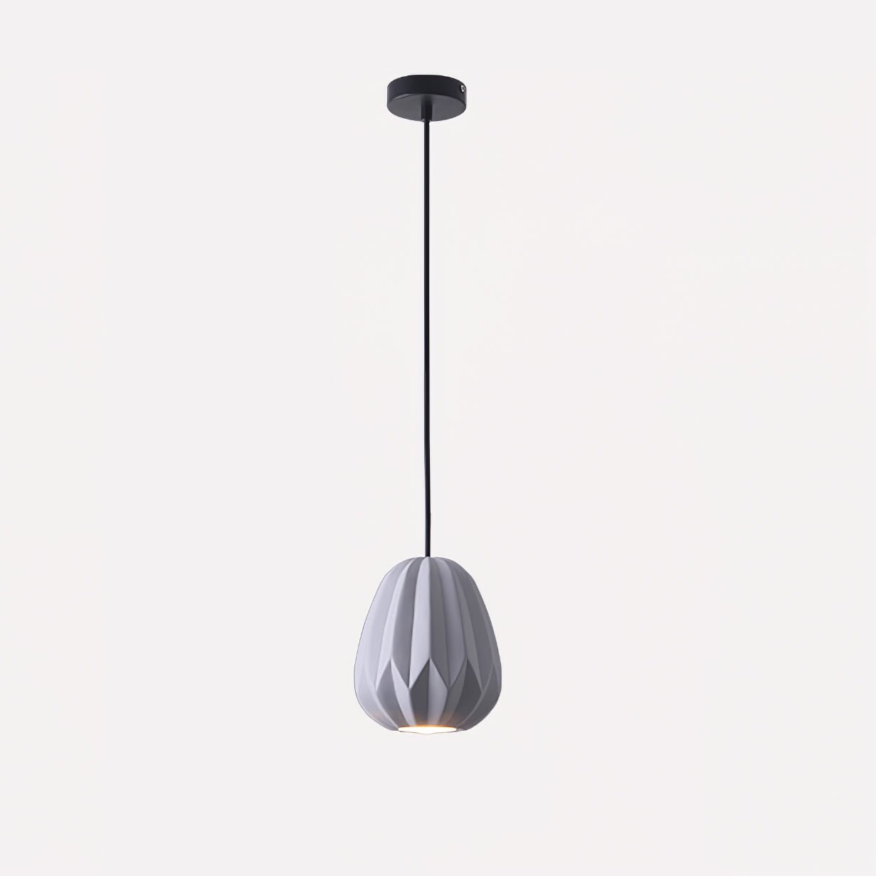 Papaya Resin Pendant Lamp - Lumpaz