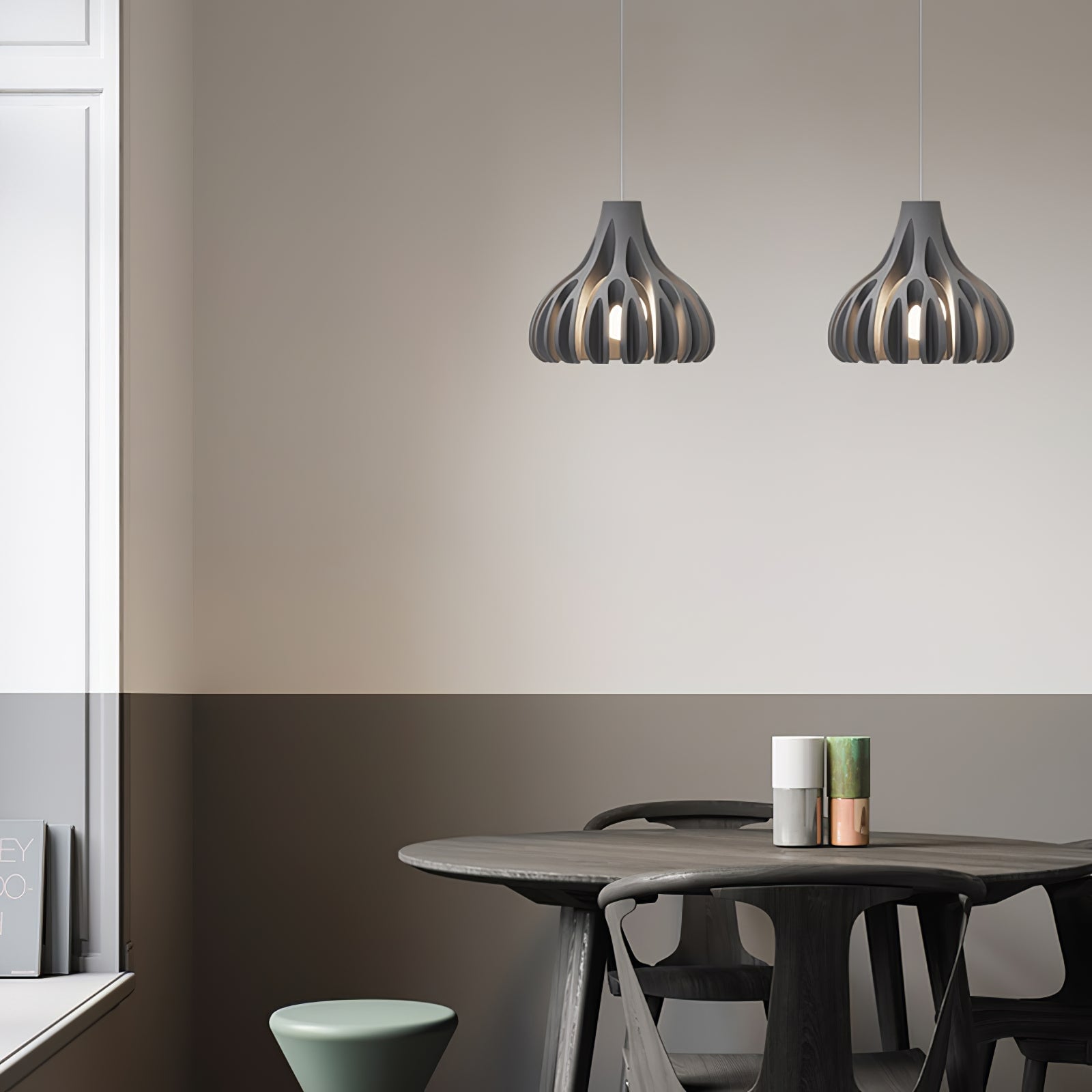 Coral Resin Pendant Lamp - Lumpaz