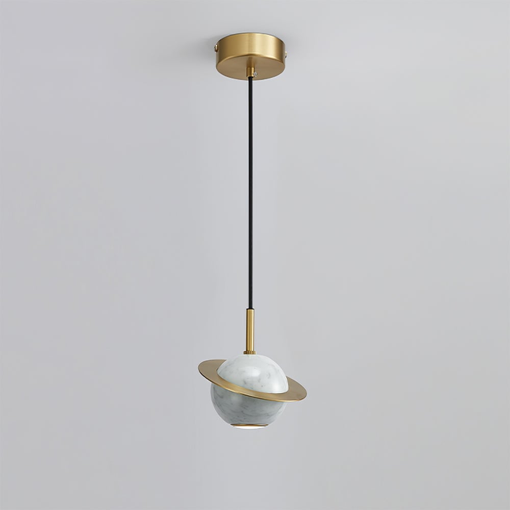 Marble Sphere Pendant Lamp - Lumpaz
