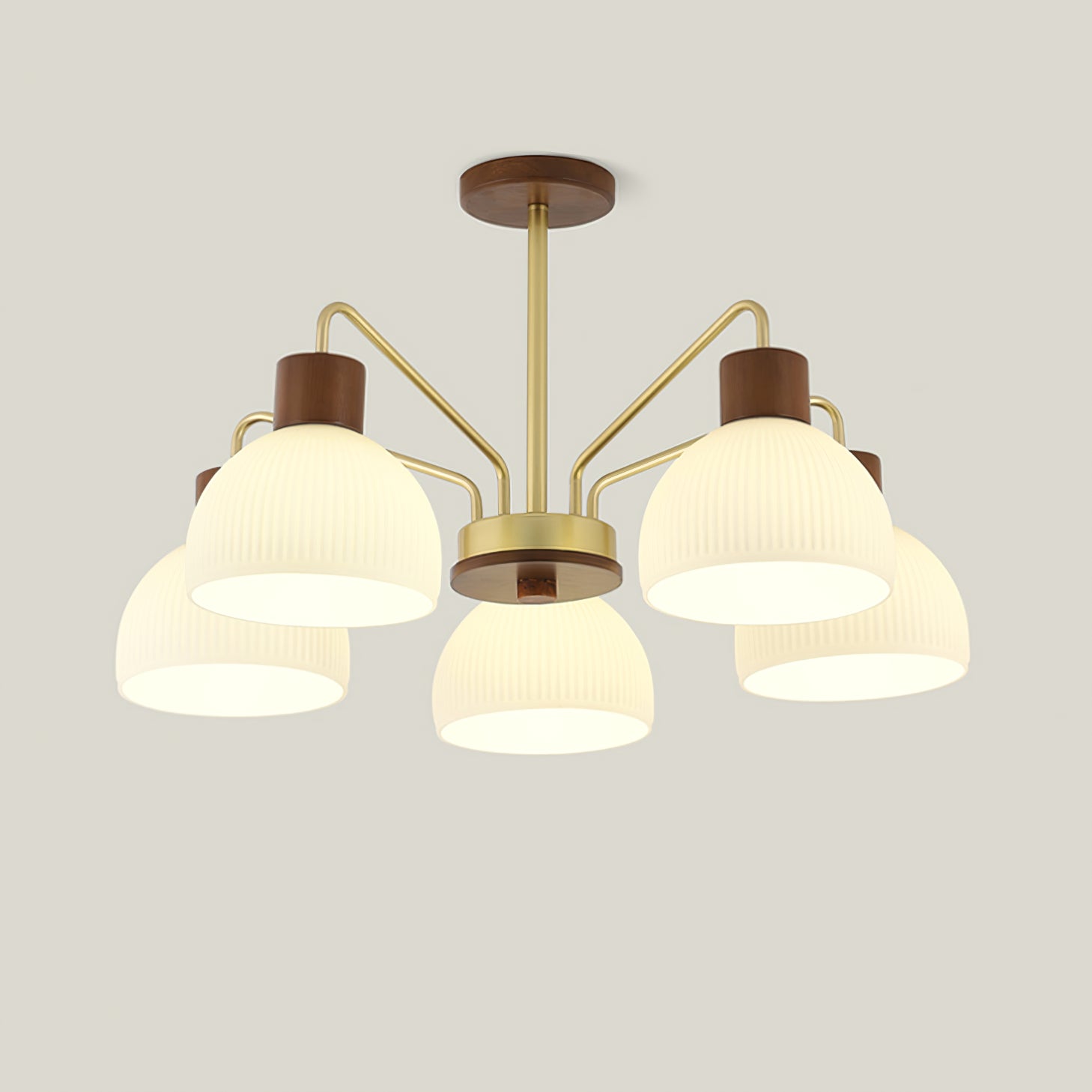 Ribbed Chandelier - Lumpaz