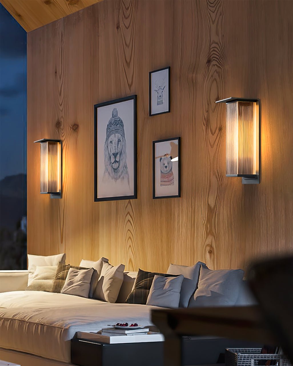 Oleron Box Outdoor Wall Lamp - Lumpaz