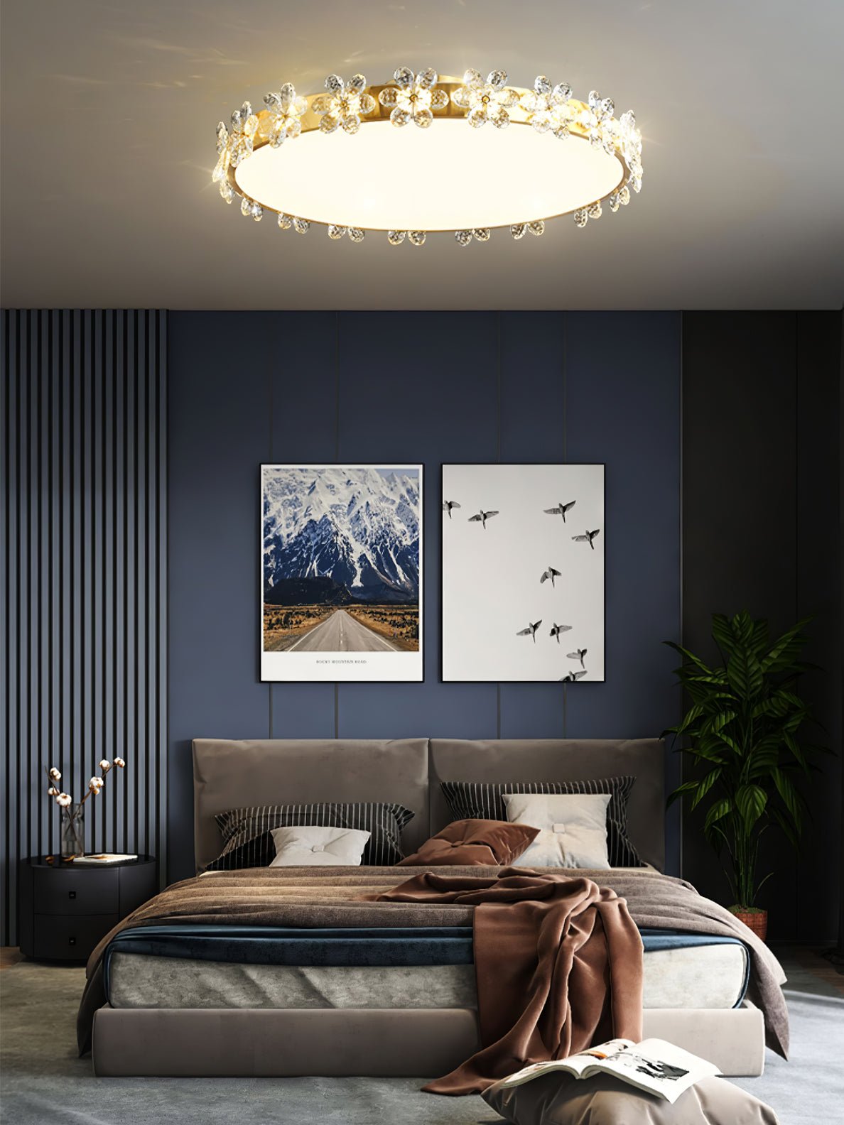 Petal Crystal Ceiling Lamp - Lumpaz