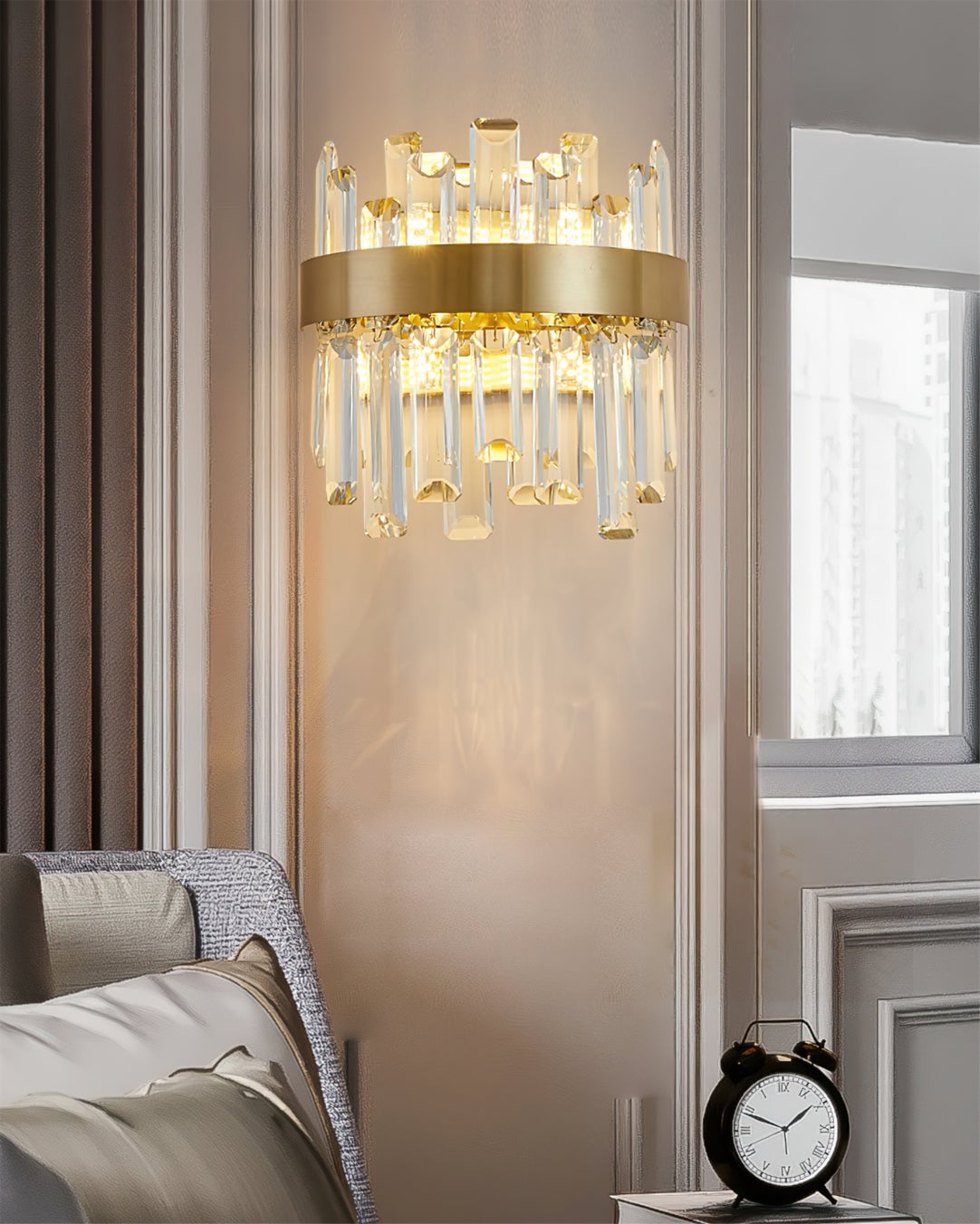 Crystal Statement Wall Lamp - Lumpaz