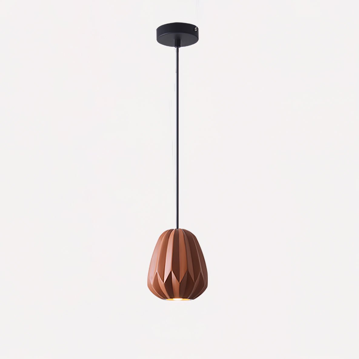 Papaya Resin Pendant Lamp - Lumpaz