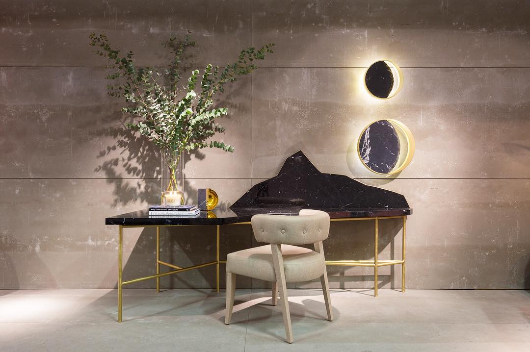 Eclipse Marble Wall Lamp - Lumpaz