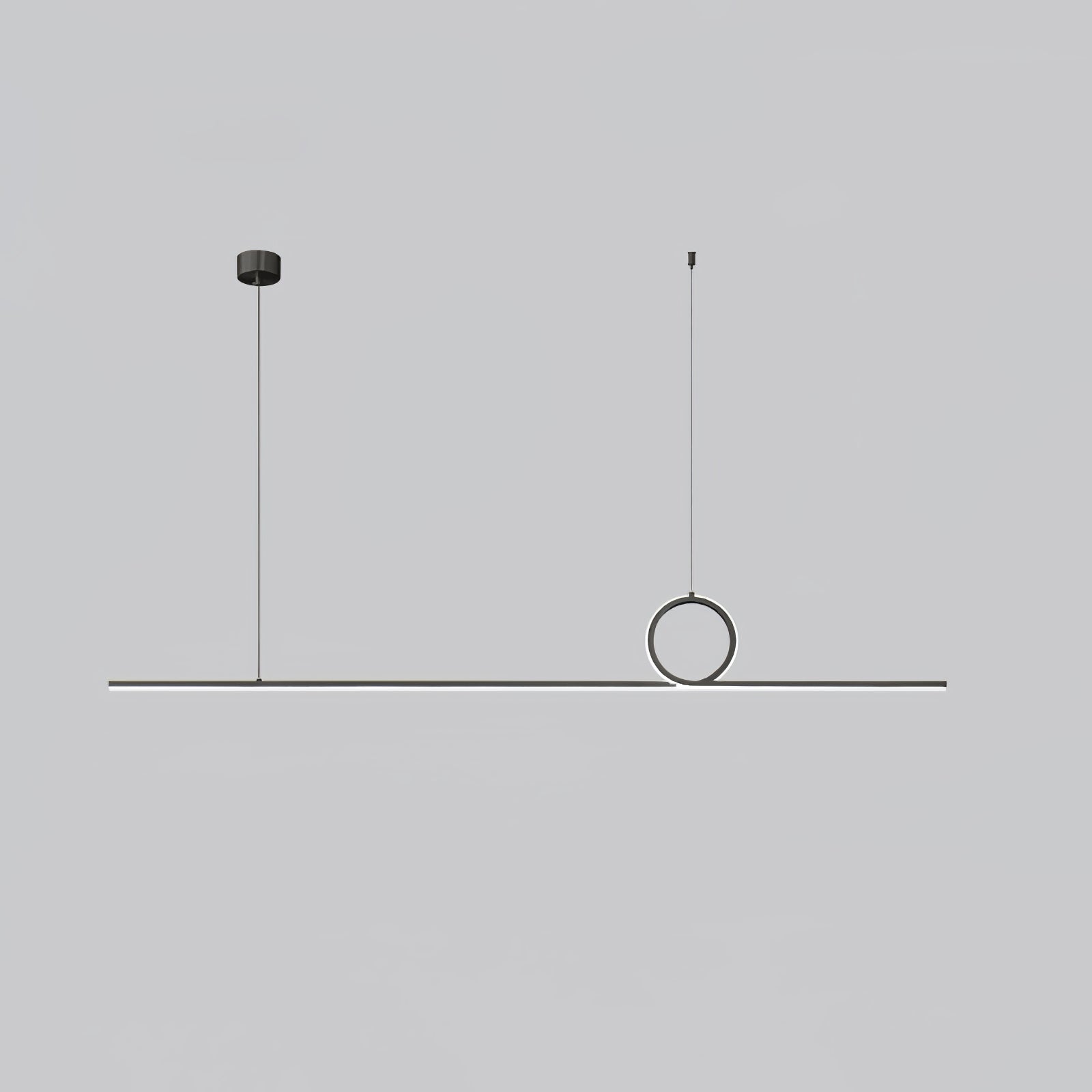 Centre Loop Linear Pendant Lamp - Lumpaz