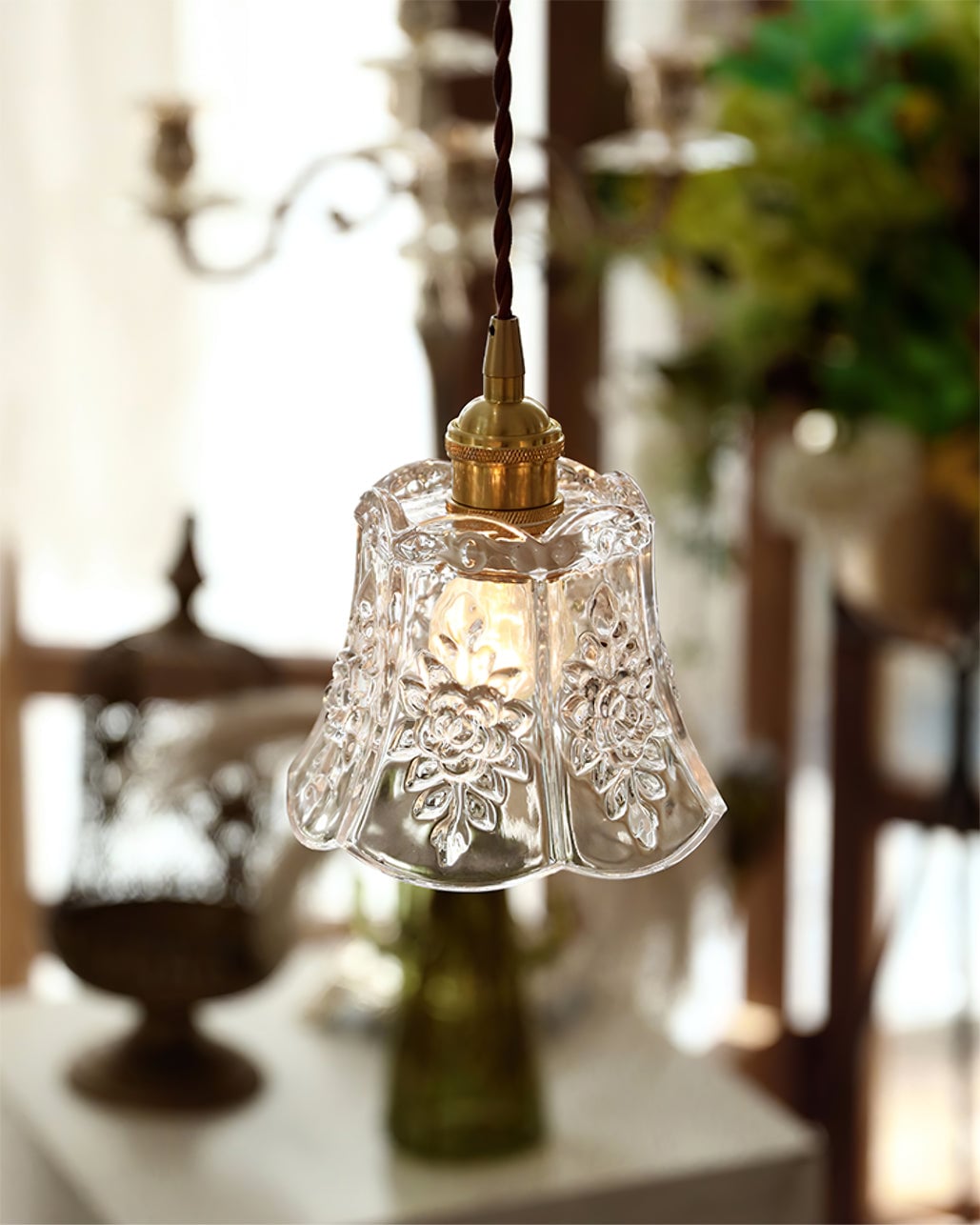 Flower Glass Pendant Lamp - Lumpaz