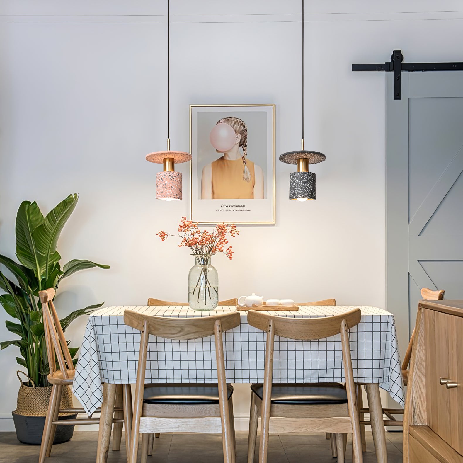 Terrazzo Drop Pendant Lamp - Lumpaz