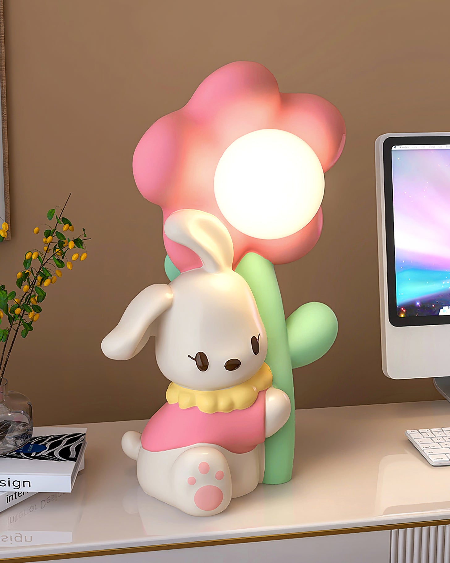 Bunny Flower Table Lamp - Lumpaz