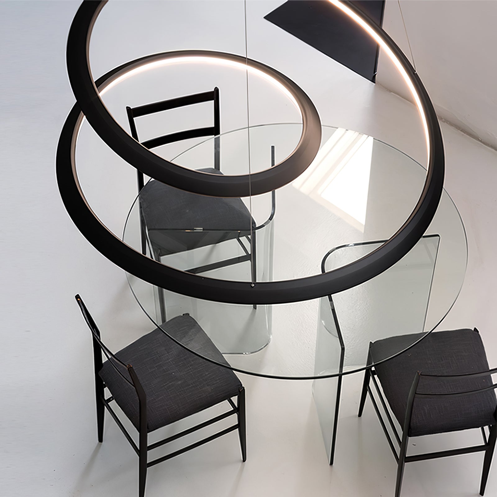 Geometric Curve Chandelier - Lumpaz