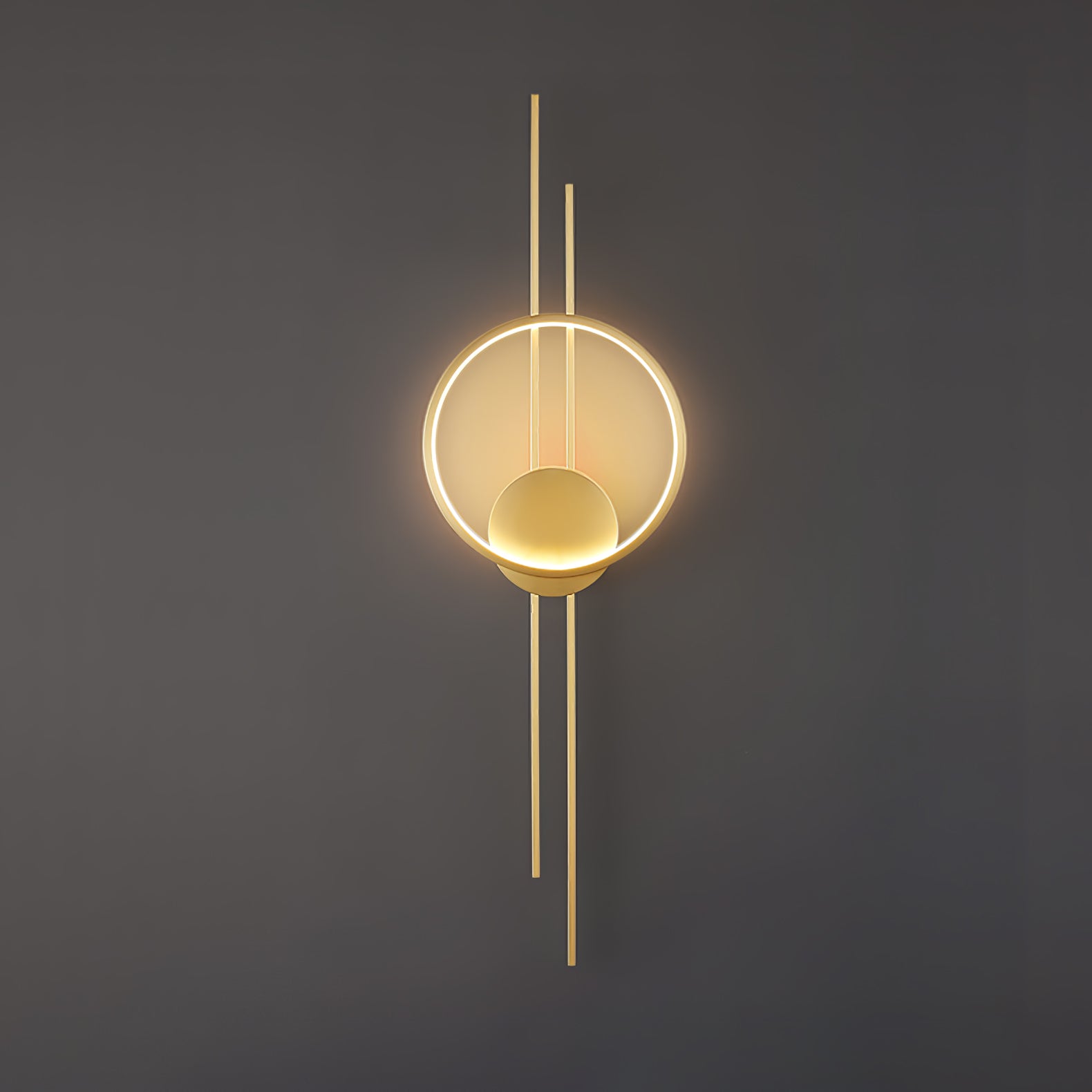 Circle And Line Wall Lamp - Lumpaz