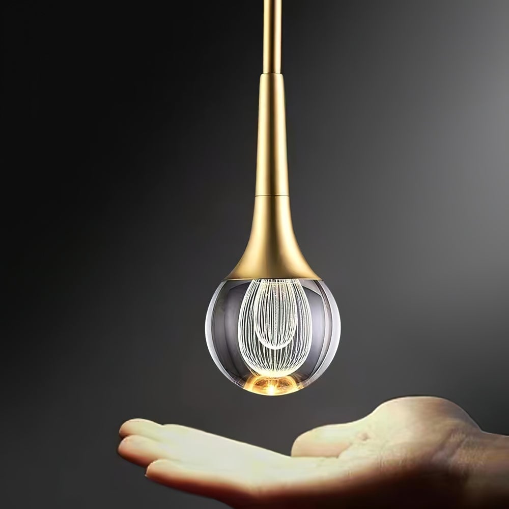 Teardrop Crystal Pendant Light - Lumpaz