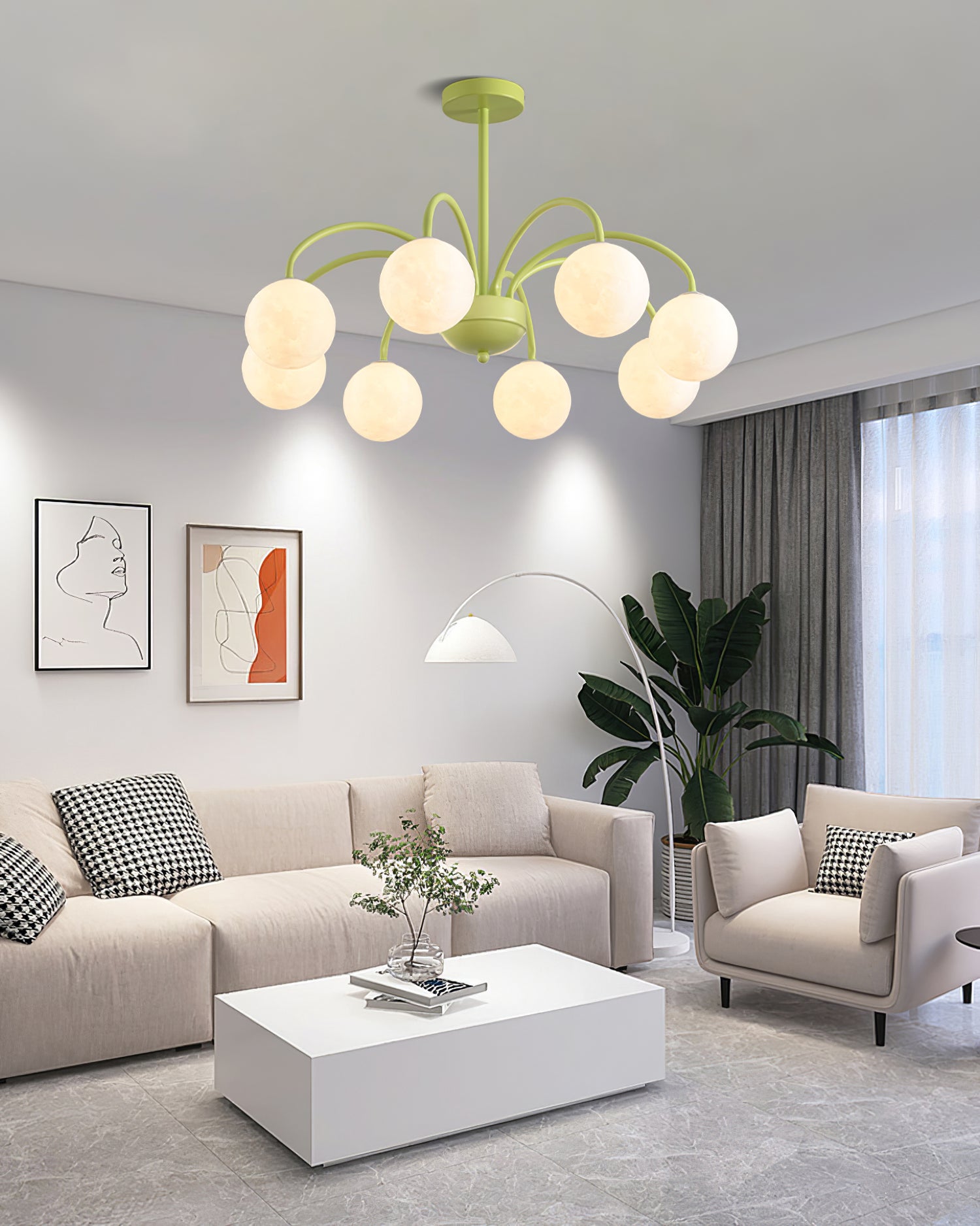 Carisa Moon Chandelier - Lumpaz