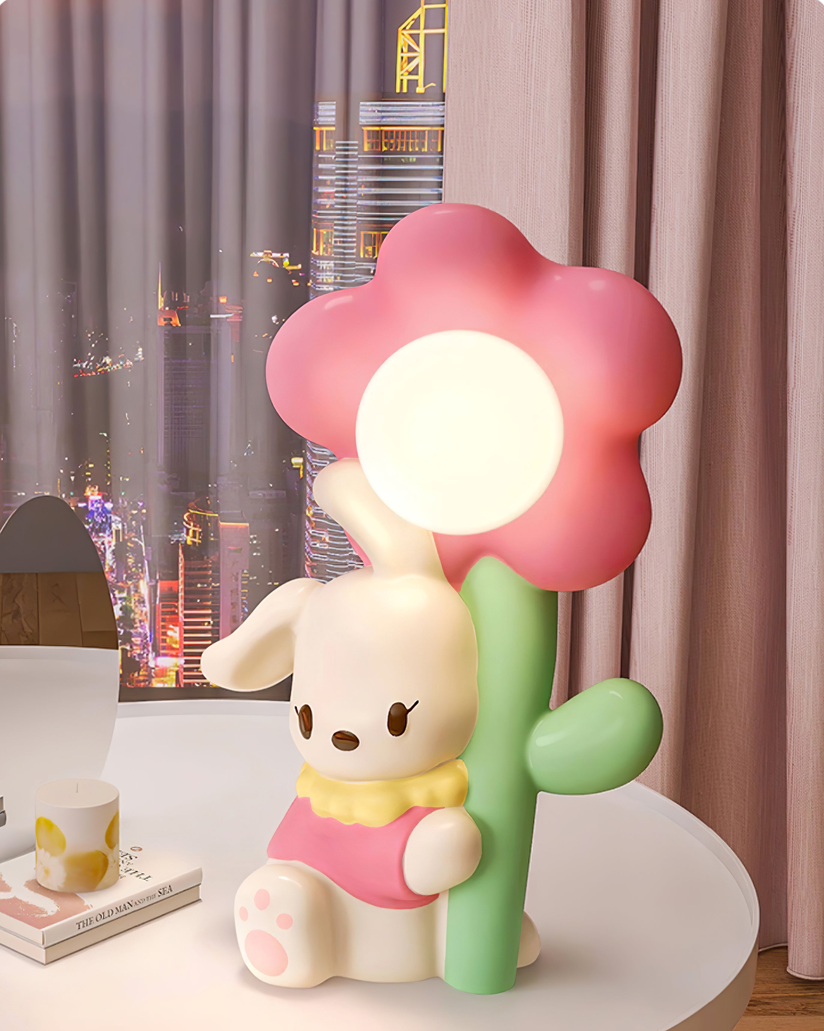 Bunny Flower Table Lamp - Lumpaz