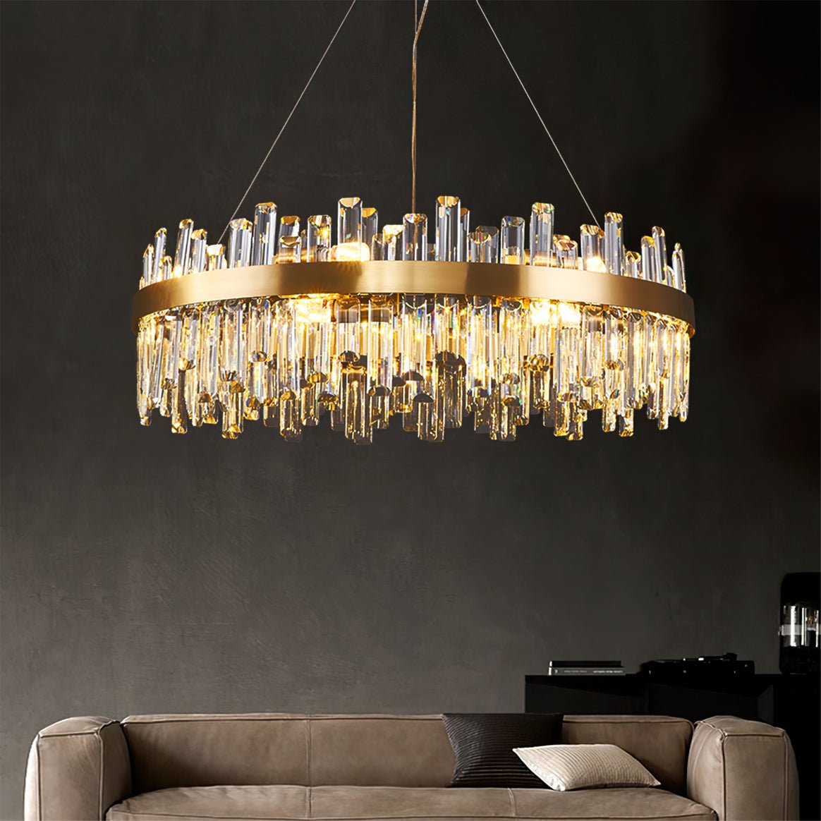 Crystal Statement Chandelier - Lumpaz