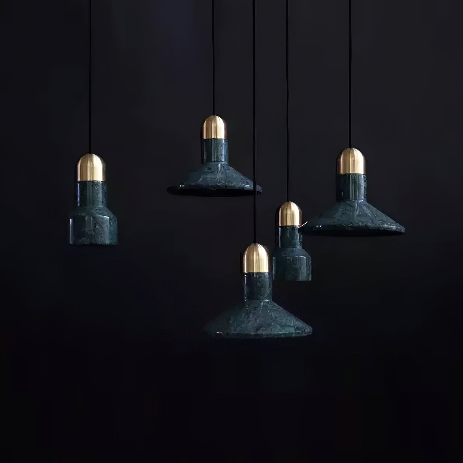 Cone Marble Pendant Light - Lumpaz