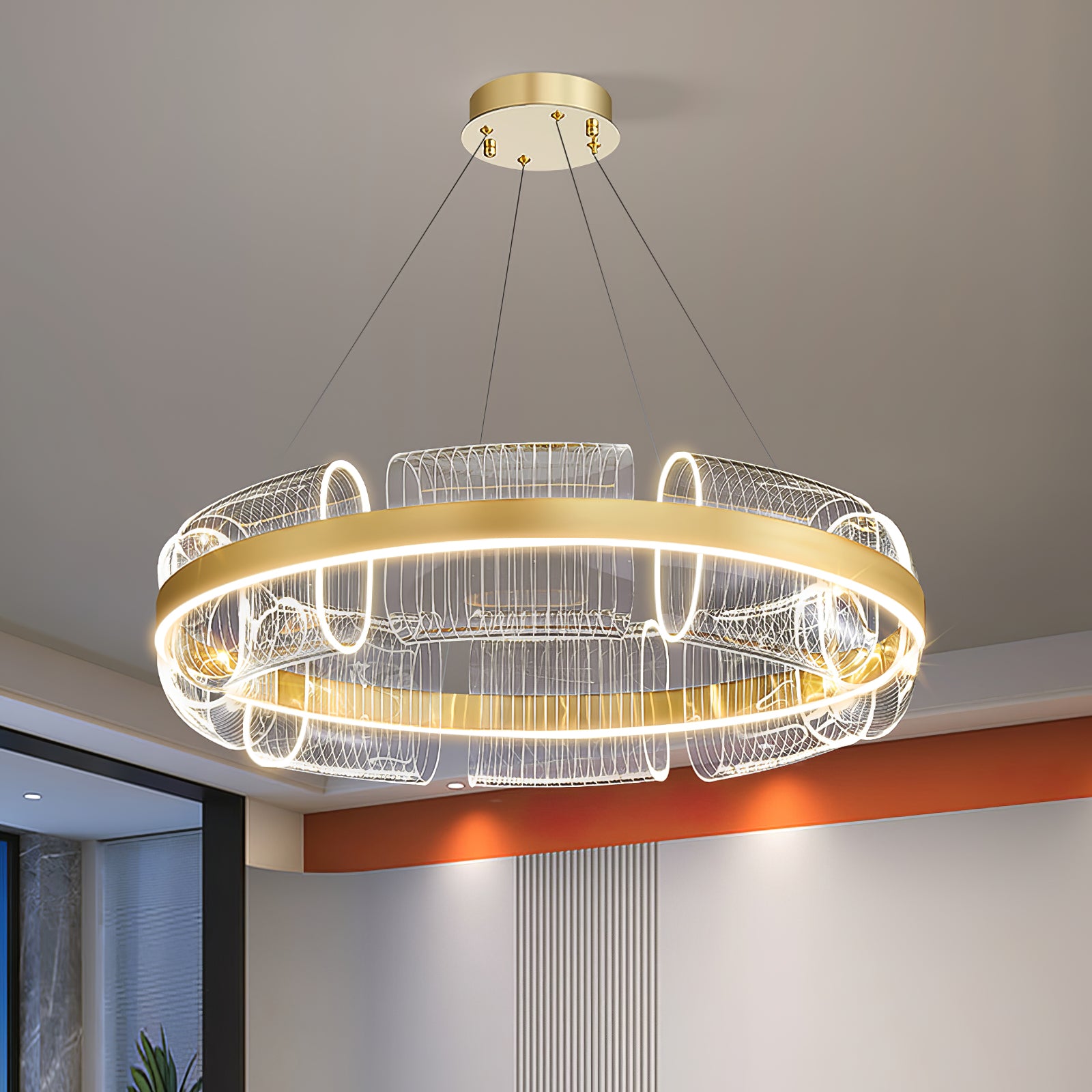 Bangle Rings Chandelier - Lumpaz