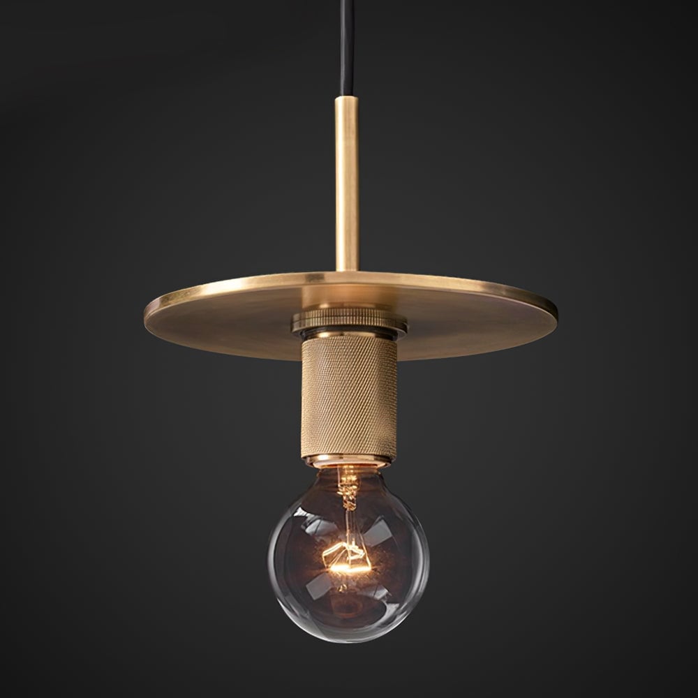 Armed Brass Pendant Lamp - Lumpaz