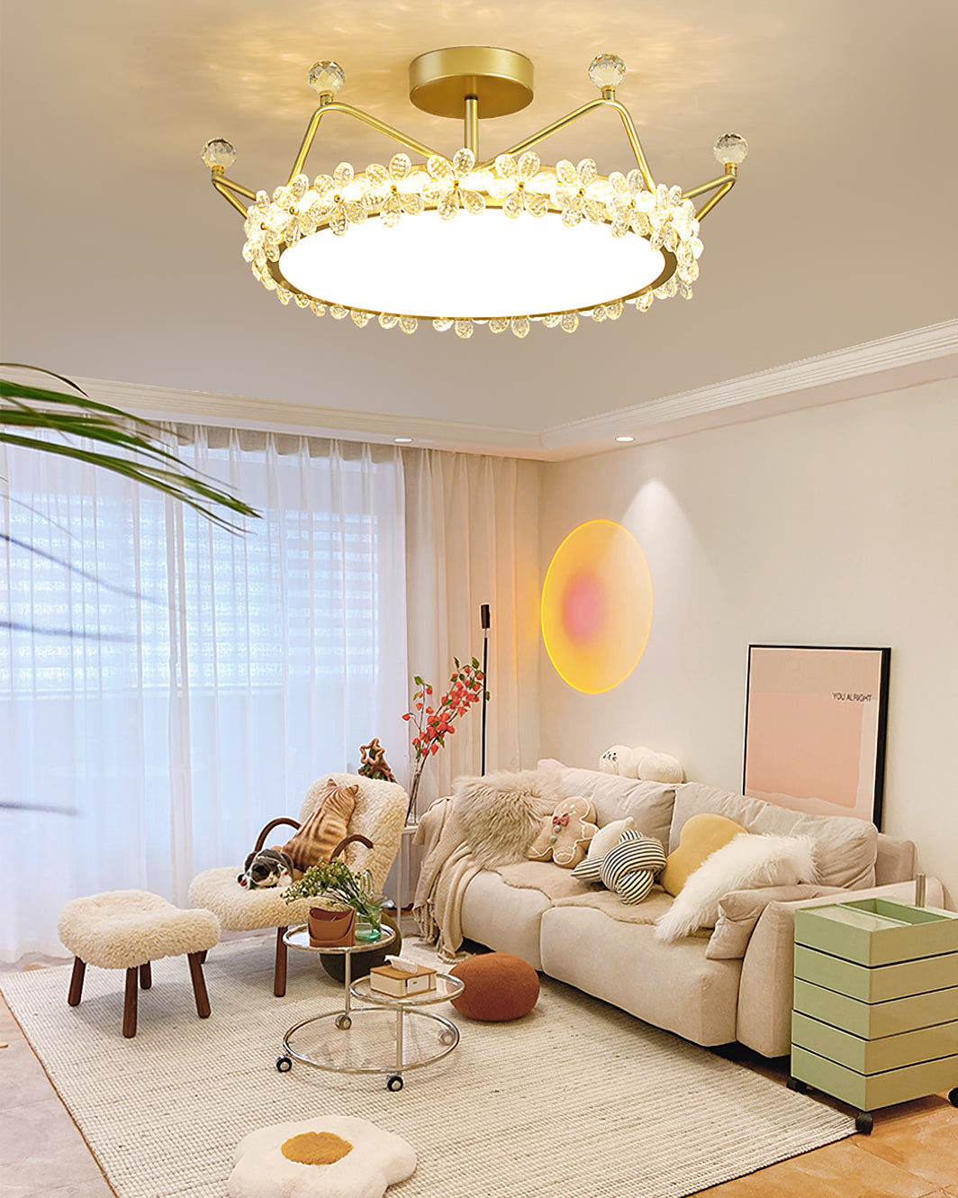 Petal Crown Ceiling Lamp - Lumpaz