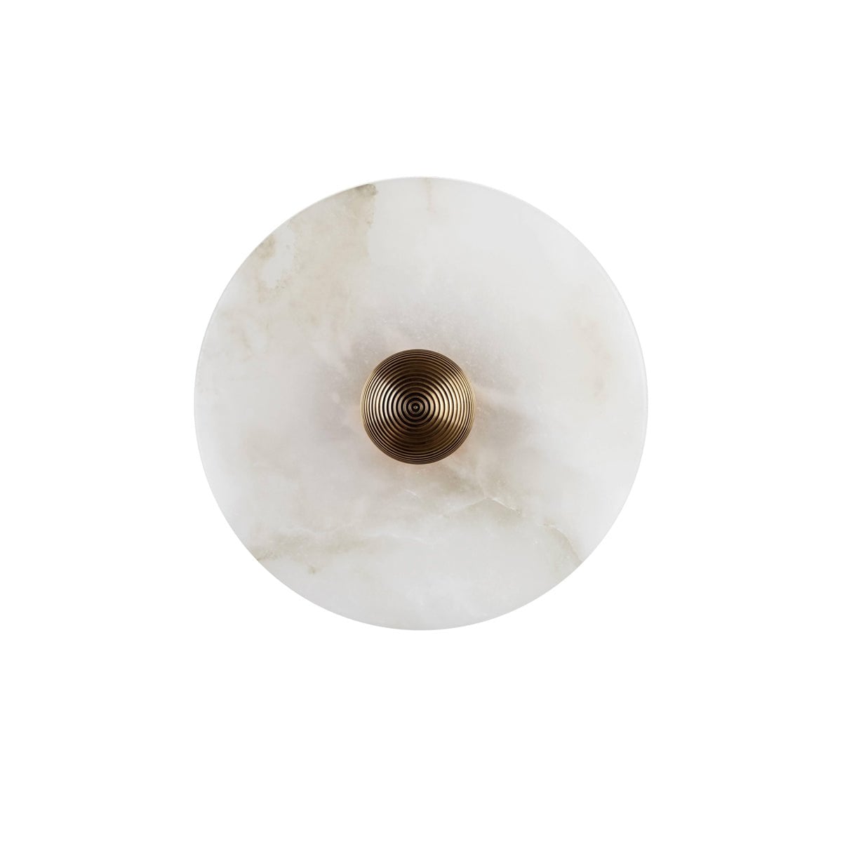 Round Alabaster Wall Lamp - Lumpaz