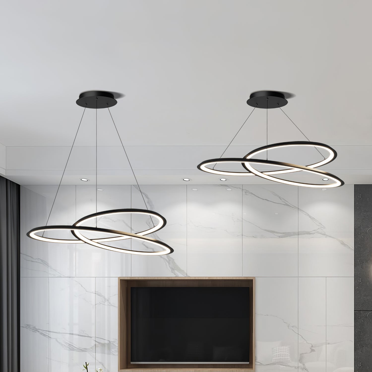 Curves LED Pendant Lamp - Lumpaz