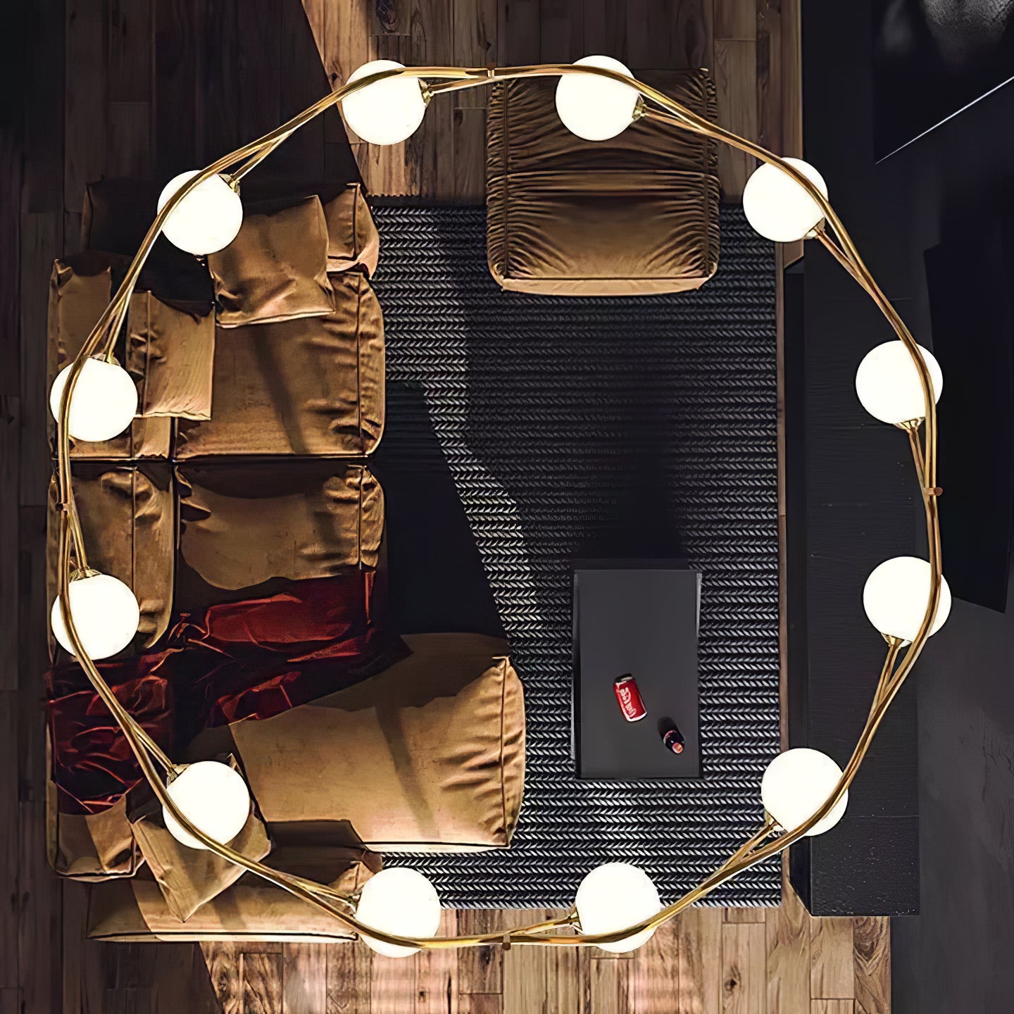 Circular Wave Chandelier - Lumpaz