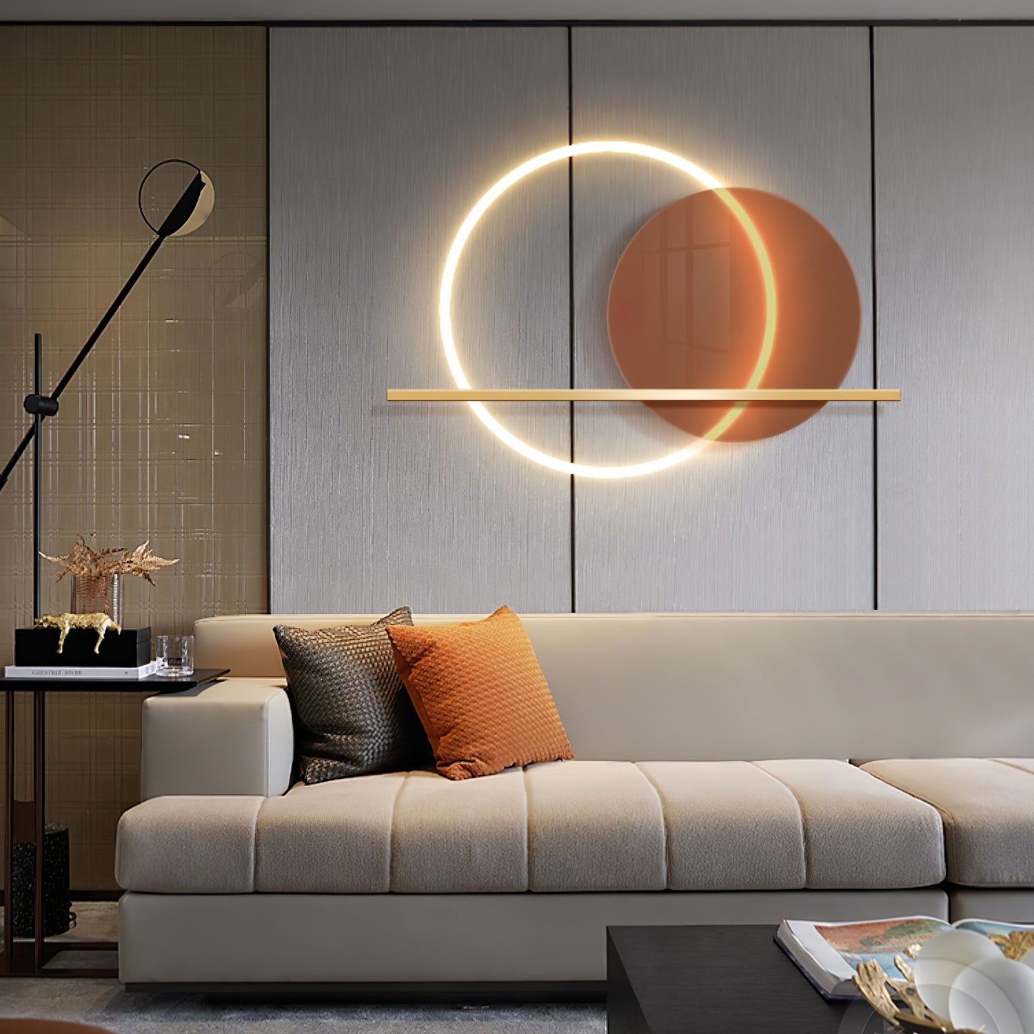 Round Cut Wall Lamp - Lumpaz