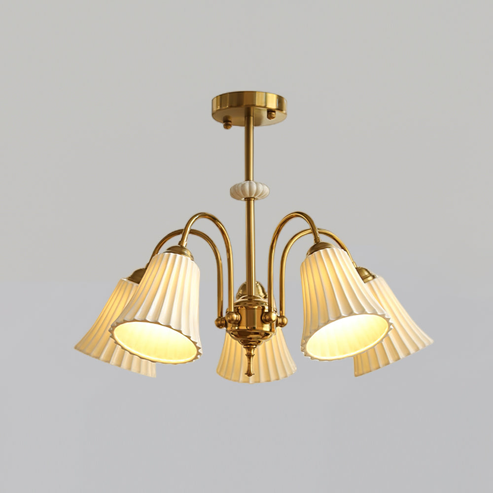 Asea Brass Chandelier - Lumpaz