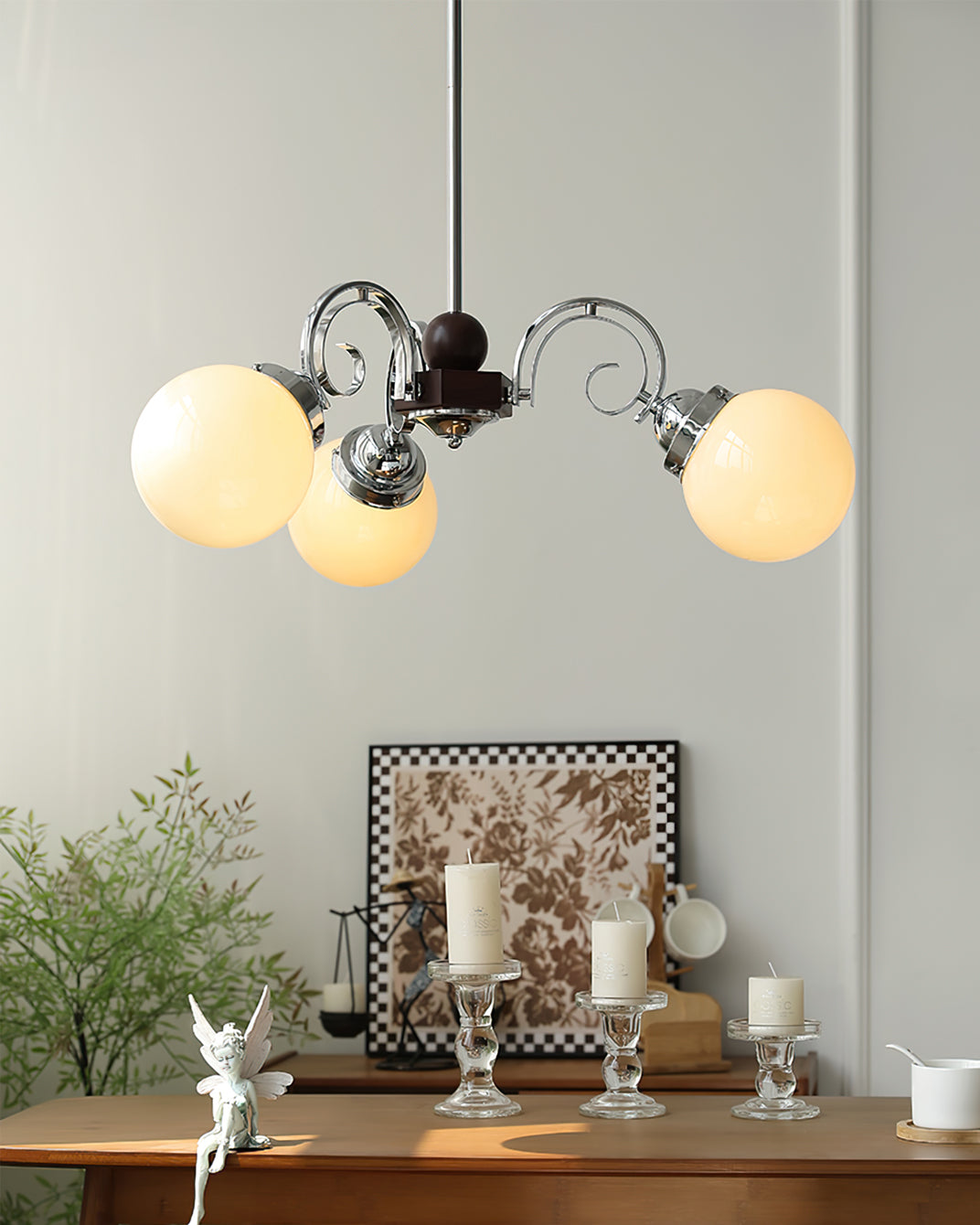 Kotter Cream Chandelier - Lumpaz