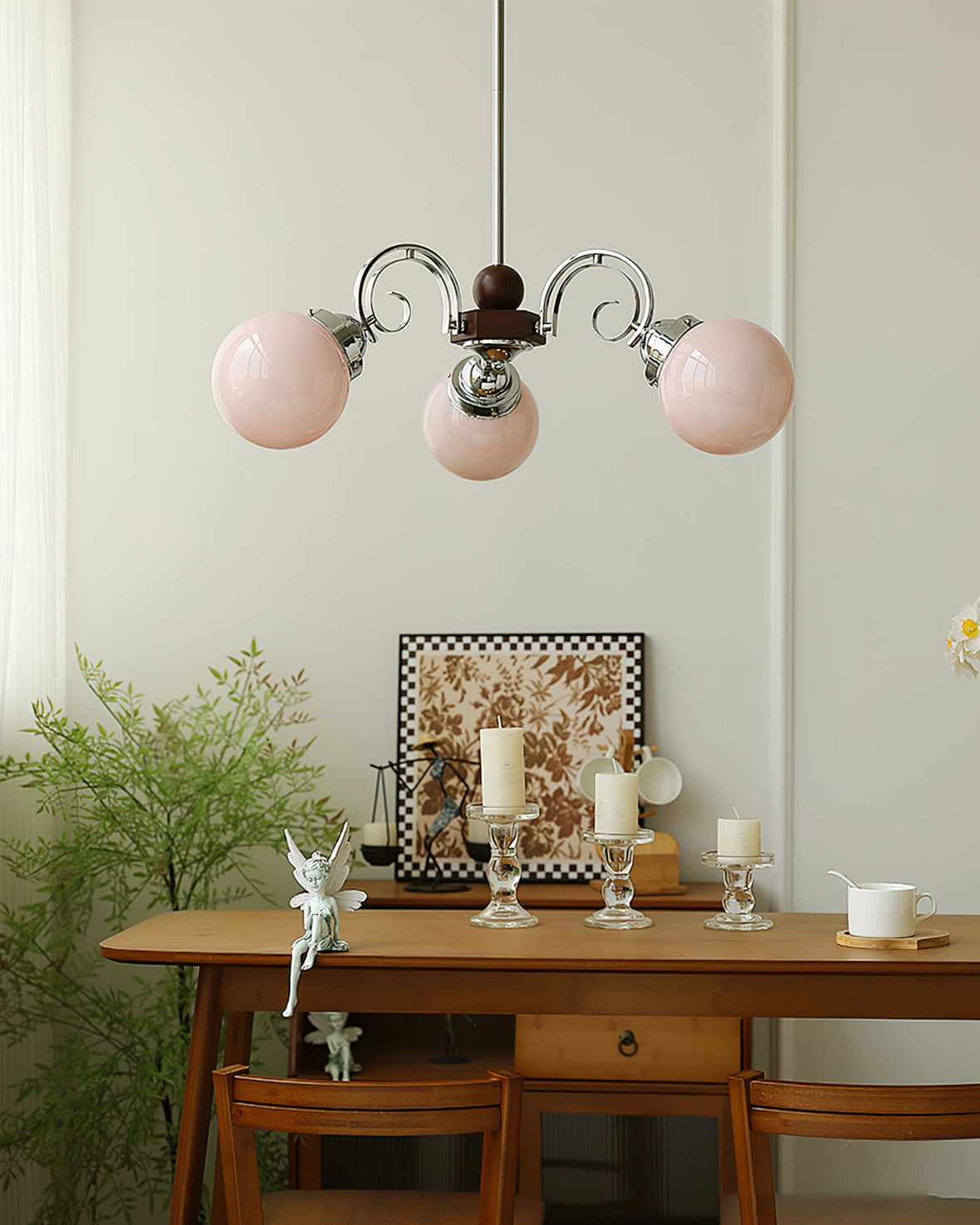 Kotter Cream Chandelier - Lumpaz