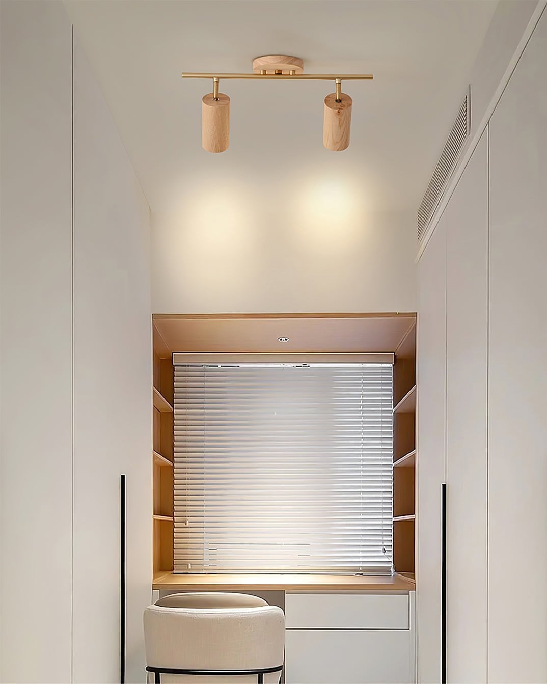 Shaker Wood Long Spotlight - Lumpaz