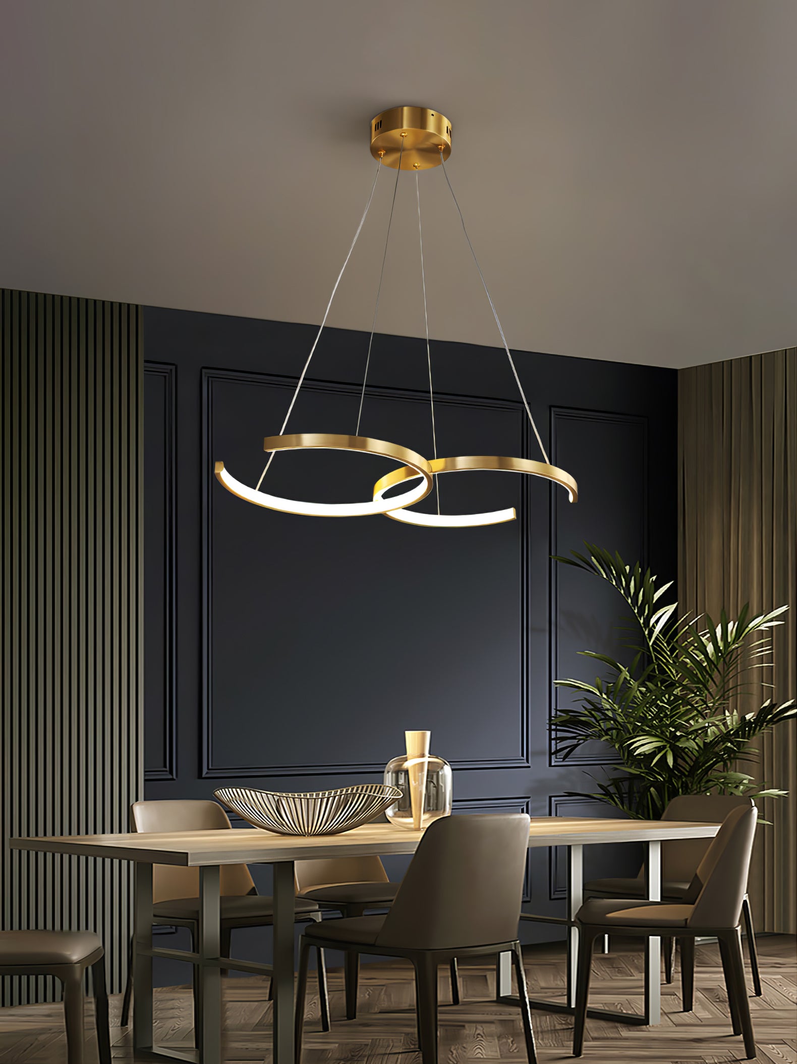 Double Rings Pendant Light - Lumpaz