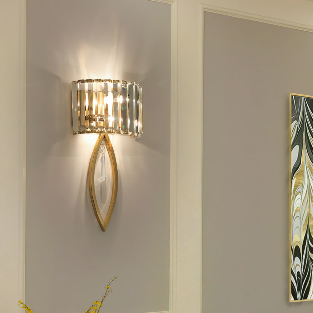 Arc Prismatic Crystal Wall Lamp - Lumpaz