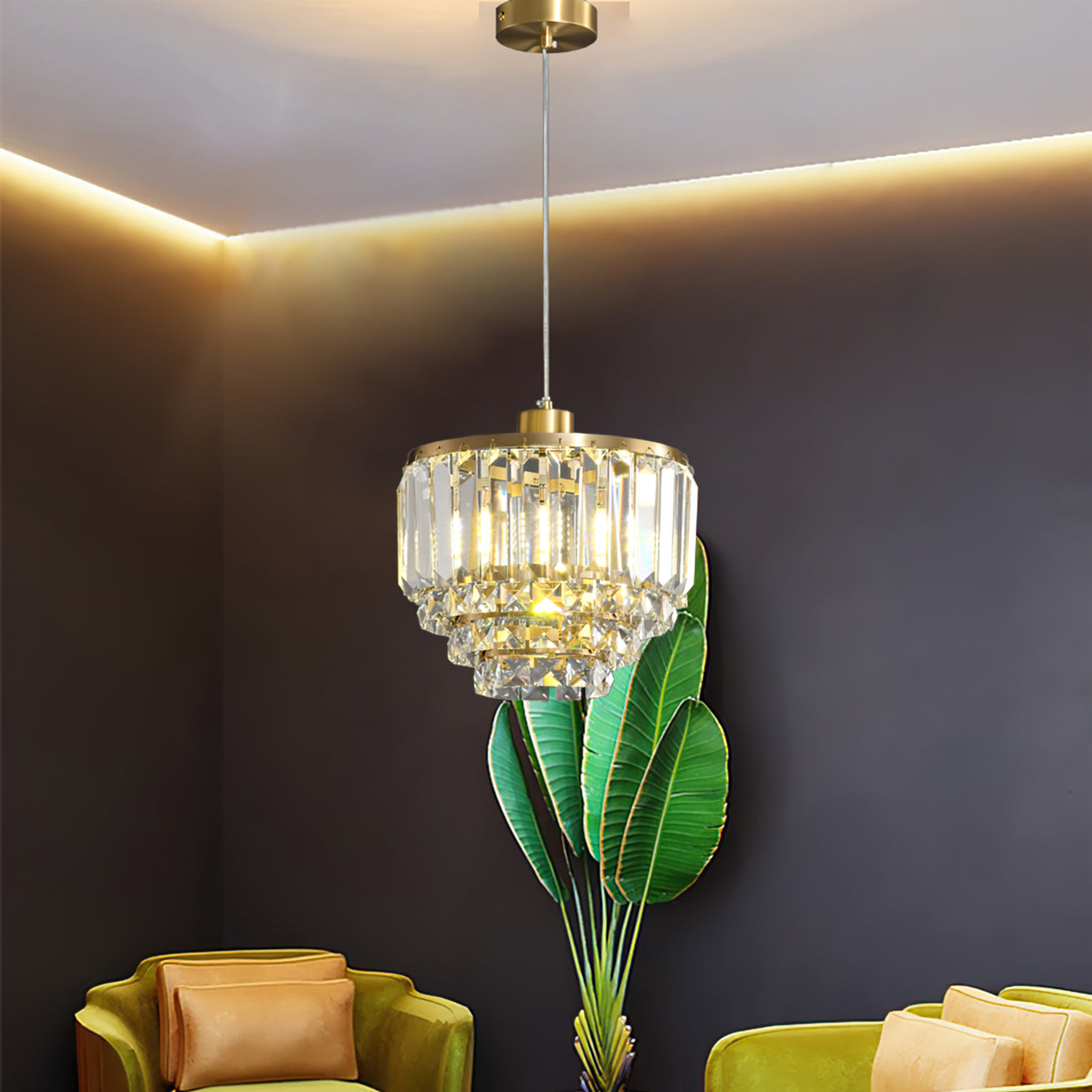 Brass Laura Pendant Lamp - Lumpaz