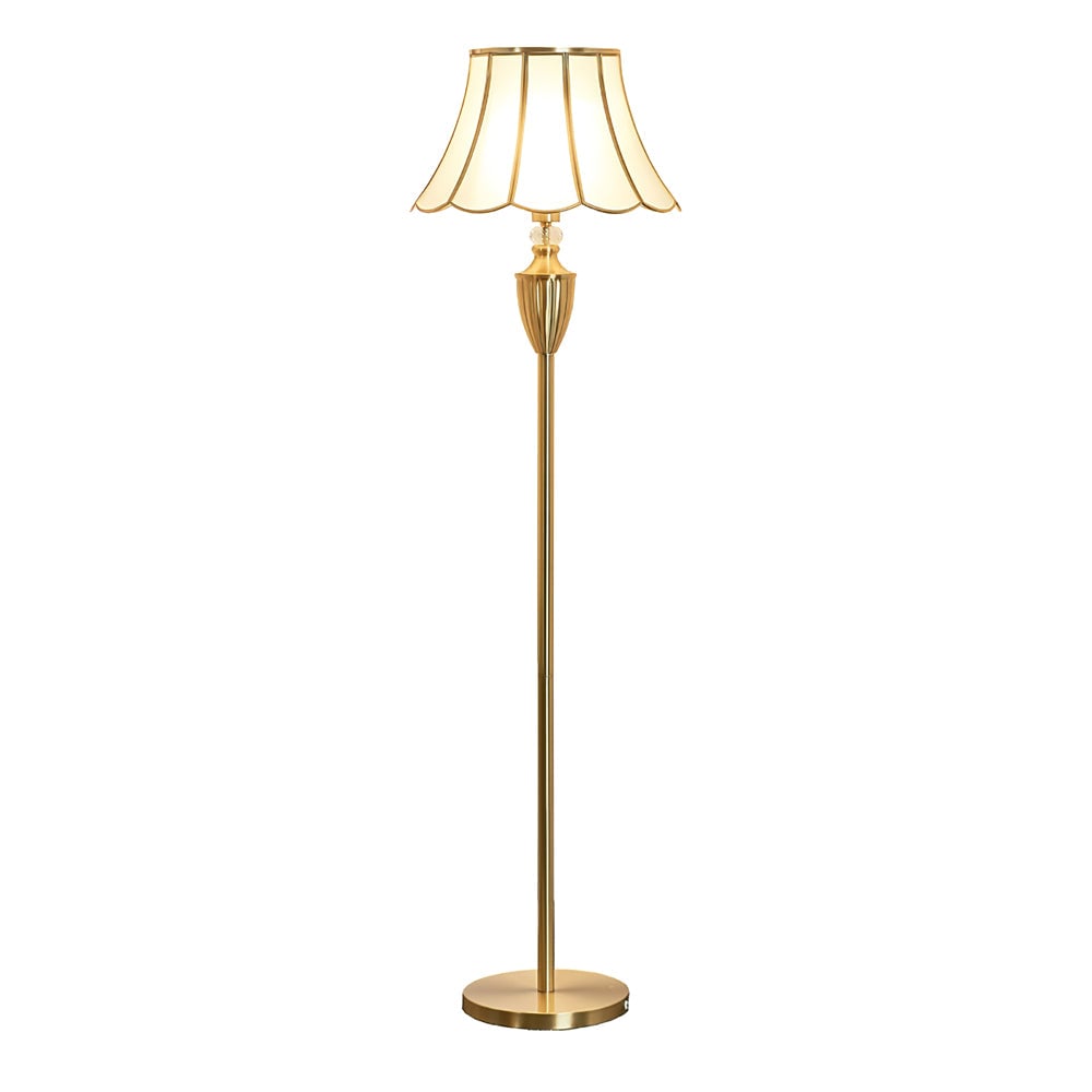 Kristall Brass Floor Lamp - Lumpaz