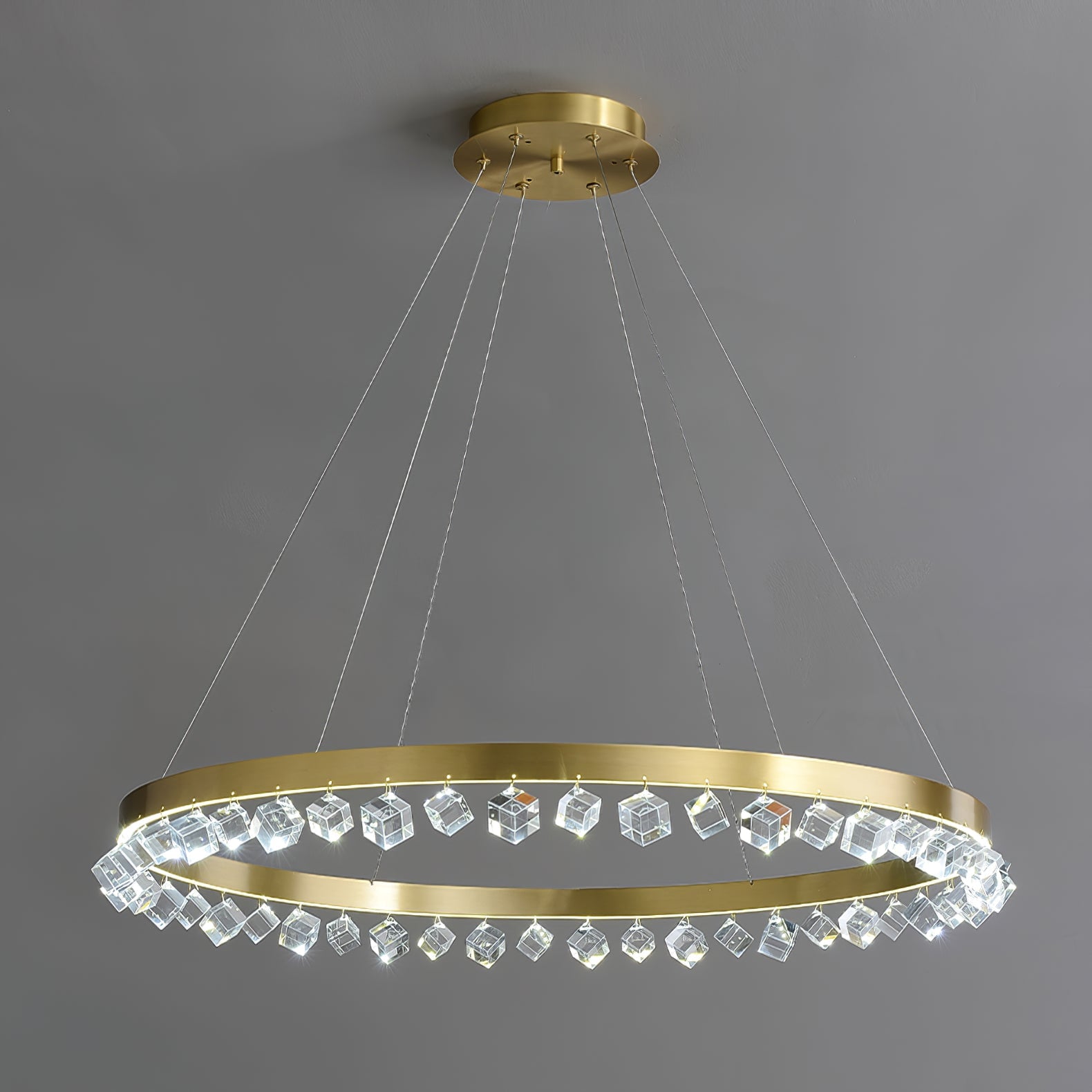 Loop Crystal Chandelier - Lumpaz