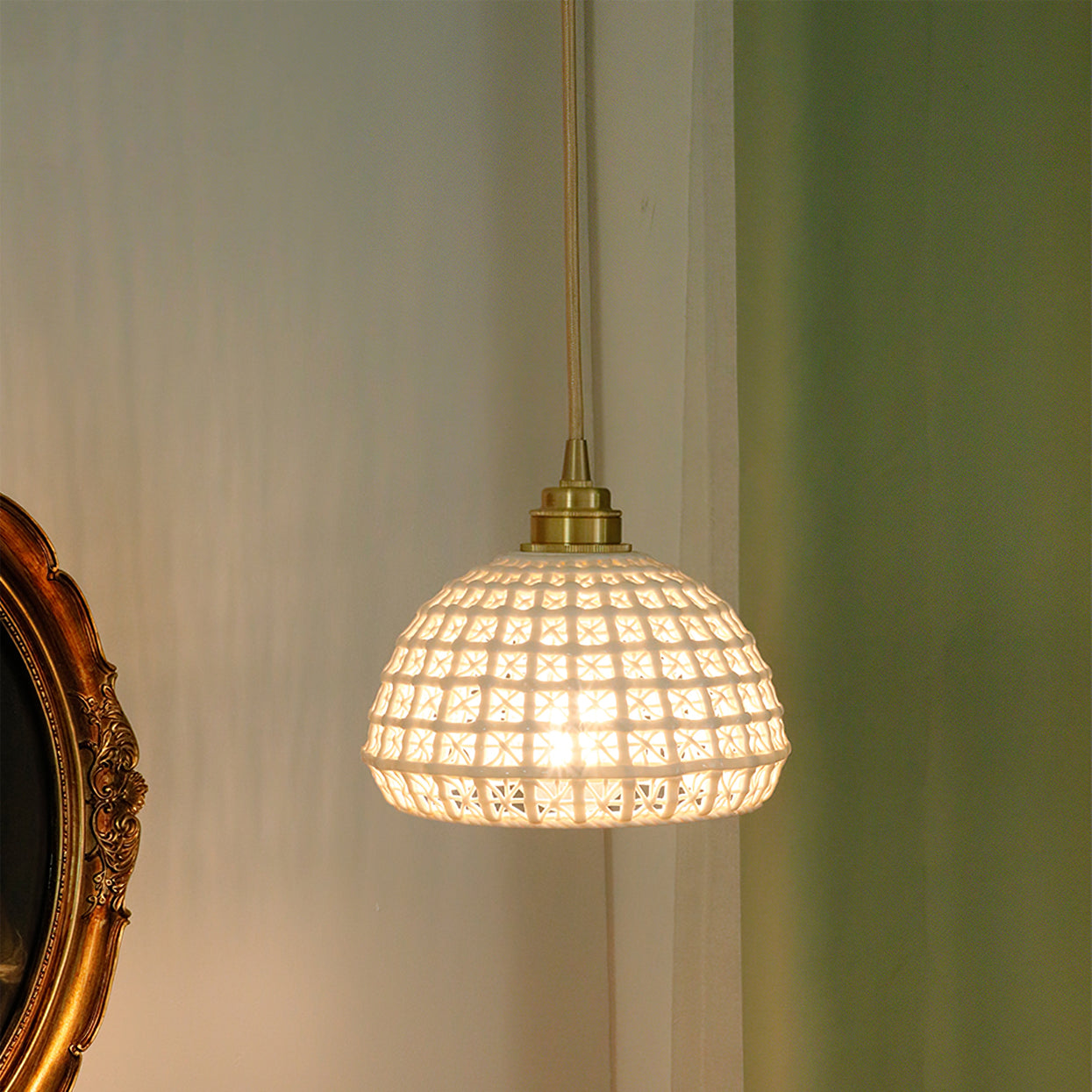 Modern Ceramic Pendant Light - Lumpaz