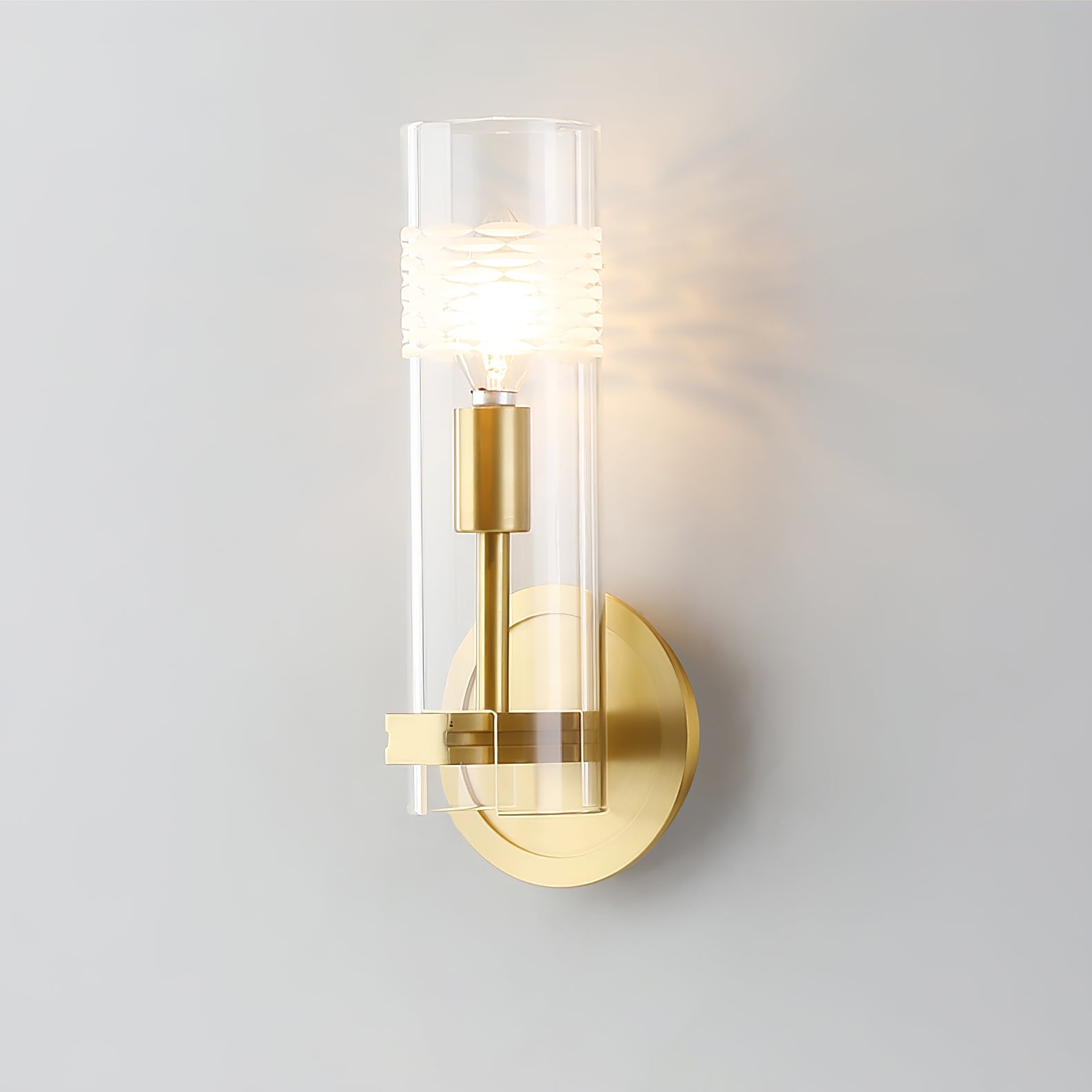 Glass Candlestick Wall Lamp - Lumpaz