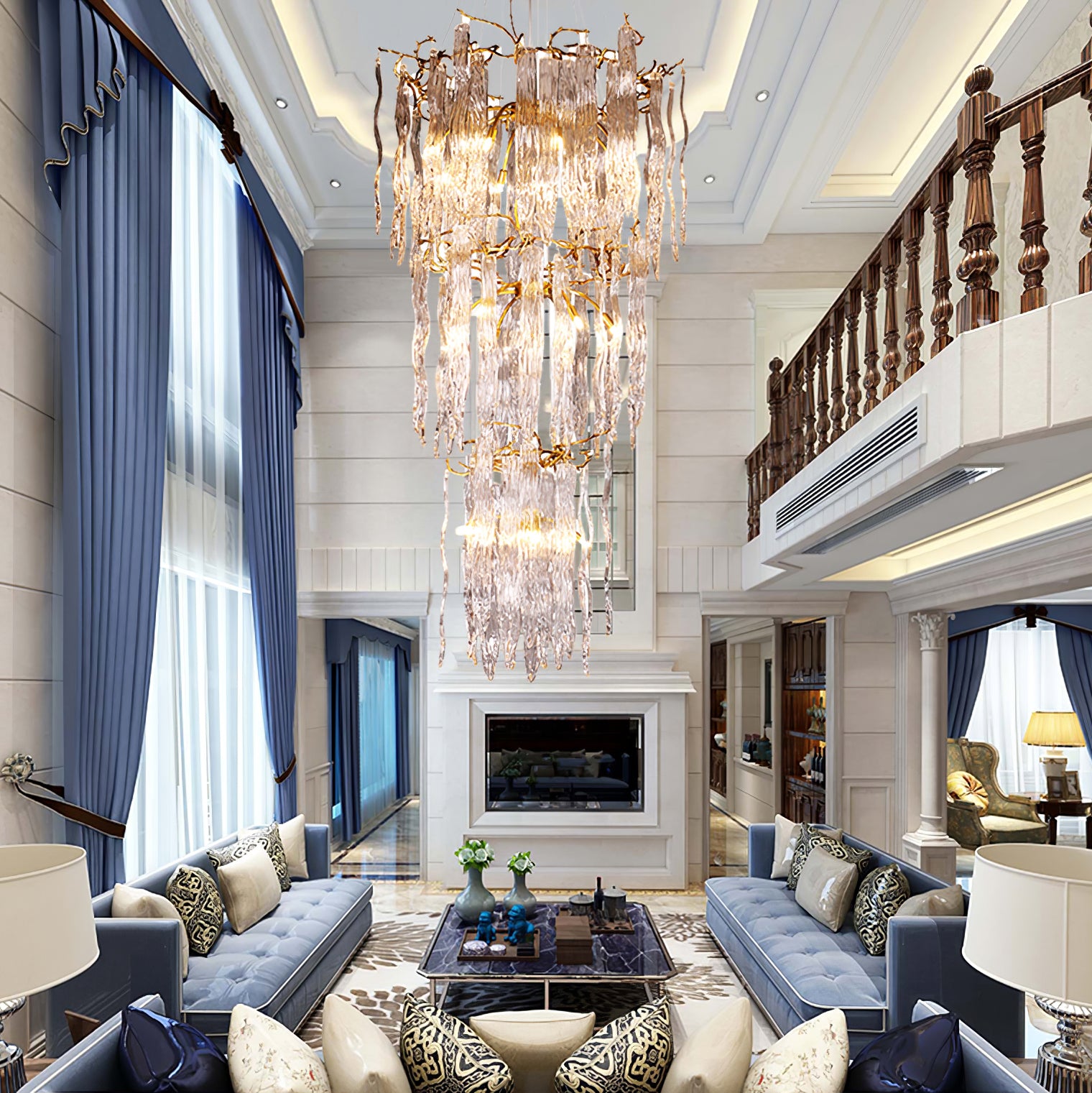Waterfall Chandelier - Lumpaz