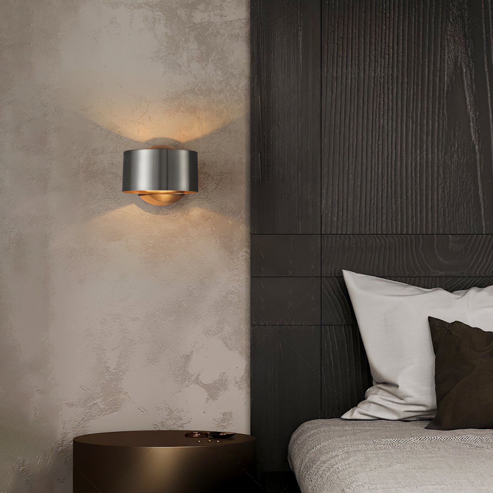 Brass Drum Wall Lamp - Lumpaz